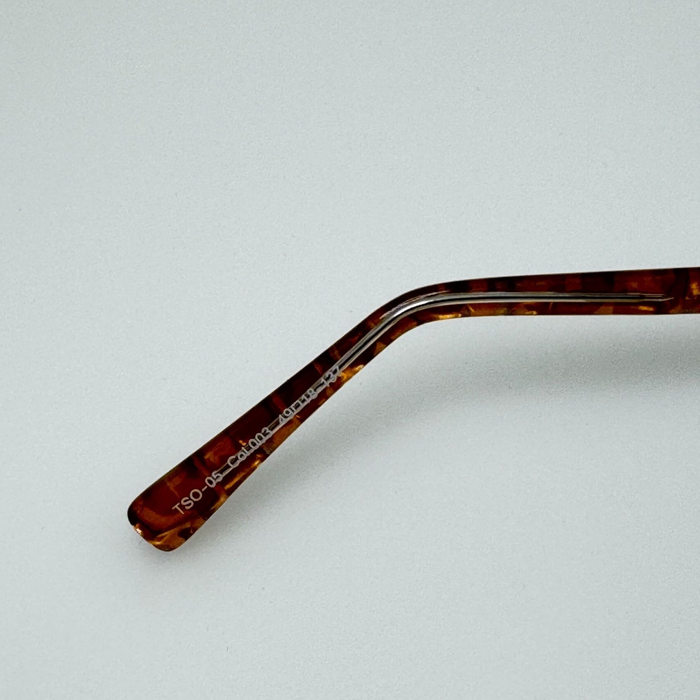 Sheer Eyeglasses Eye Glasses Frames TSO-05 003 Titanium 49-18-137