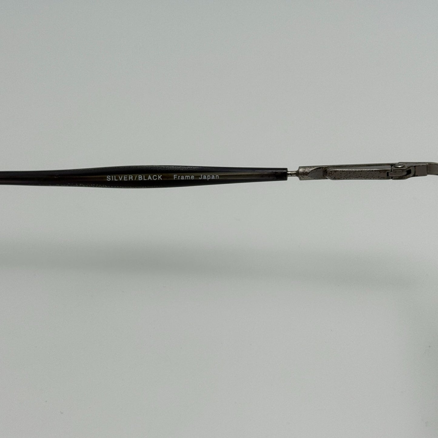 Bogie & Bette Eyeglasses Eye Glasses Frames 23 Silver Black Japan 45-22-140