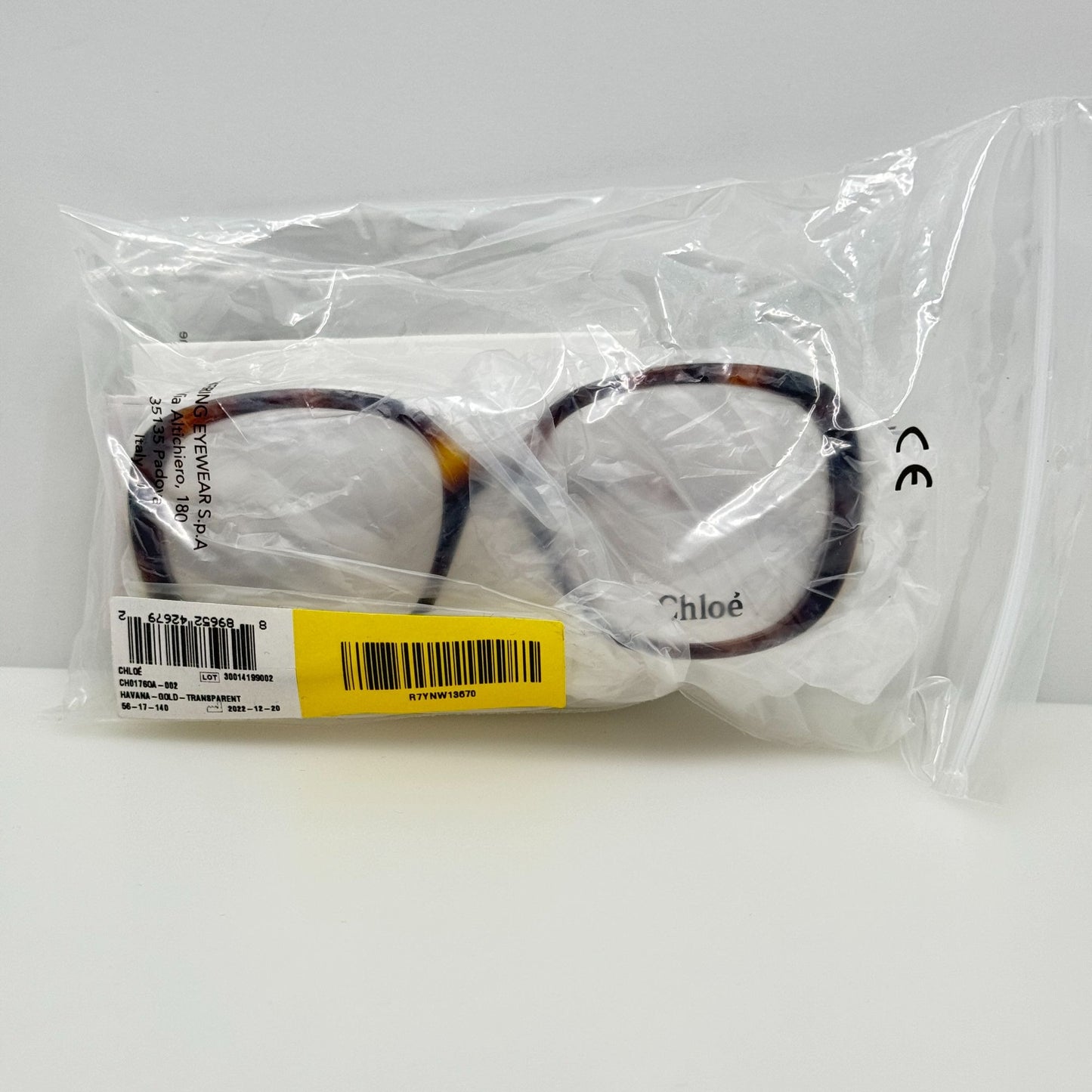 Chloe Eyeglasses Eye Glasses Frames CH0176OA 002 56-17-140 Italy