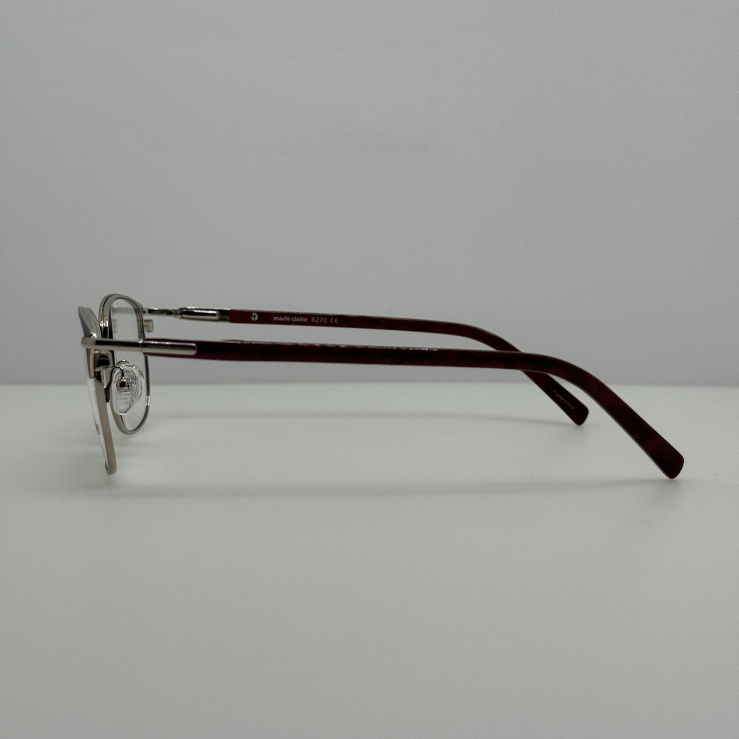 Marie Claire Eyeglasses Eye Glasses Frames 6270 Purple Silver 53-17-140