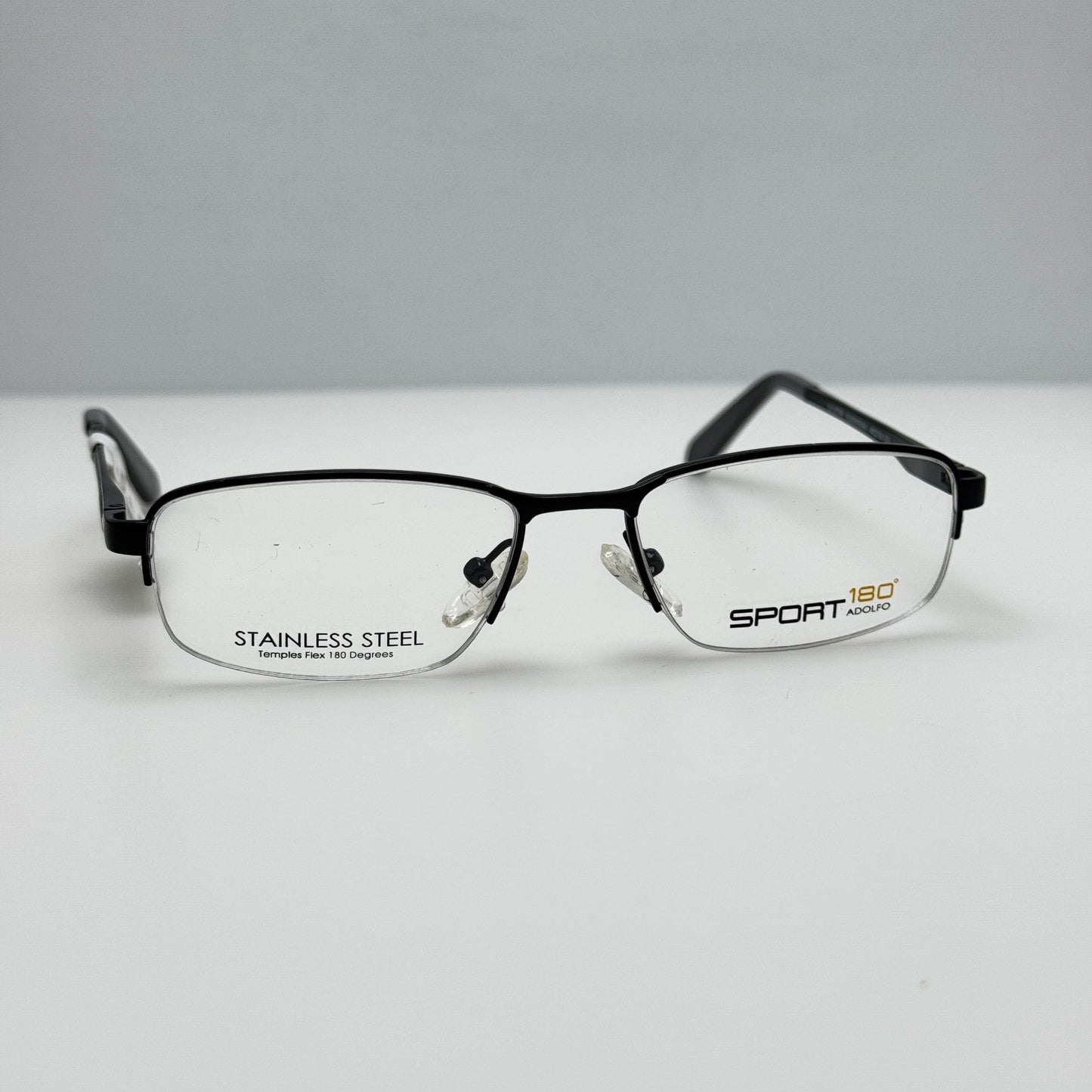 Adolfo Eyeglasses Eye Glasses Frames Allstar Black Gunmetal Youth 48-16-135