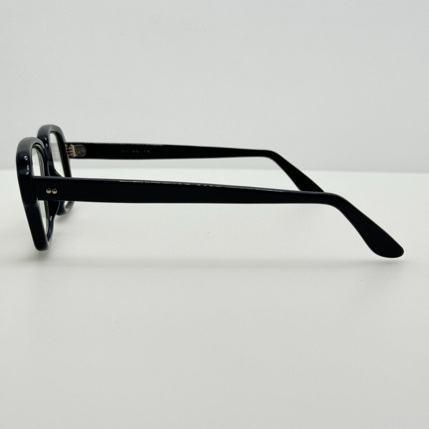 USS Eyeglasses Eye Glasses Frames Black 4 1/2 5 3/4 Black 48-22