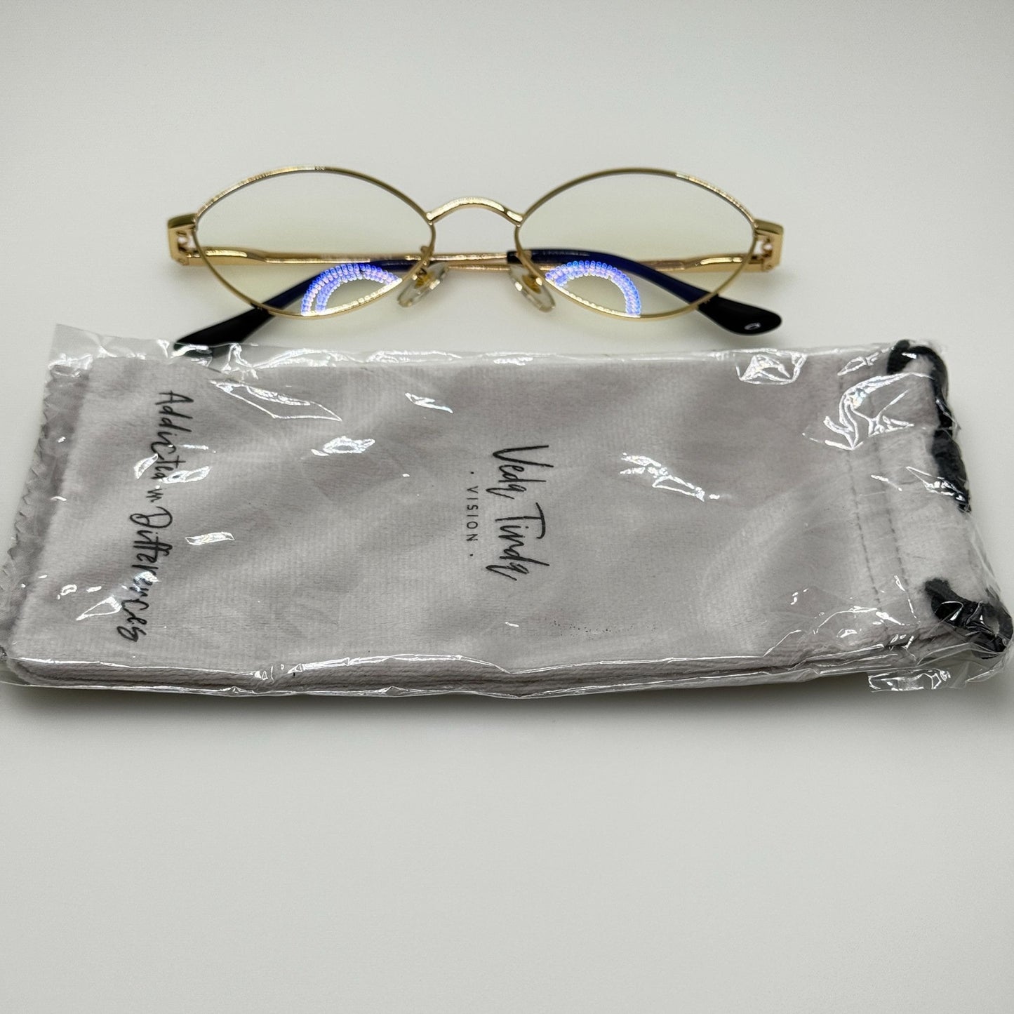 Veda Tinda Eyeglasses Eye Glasses Frames VT8015 C01 55-18-145