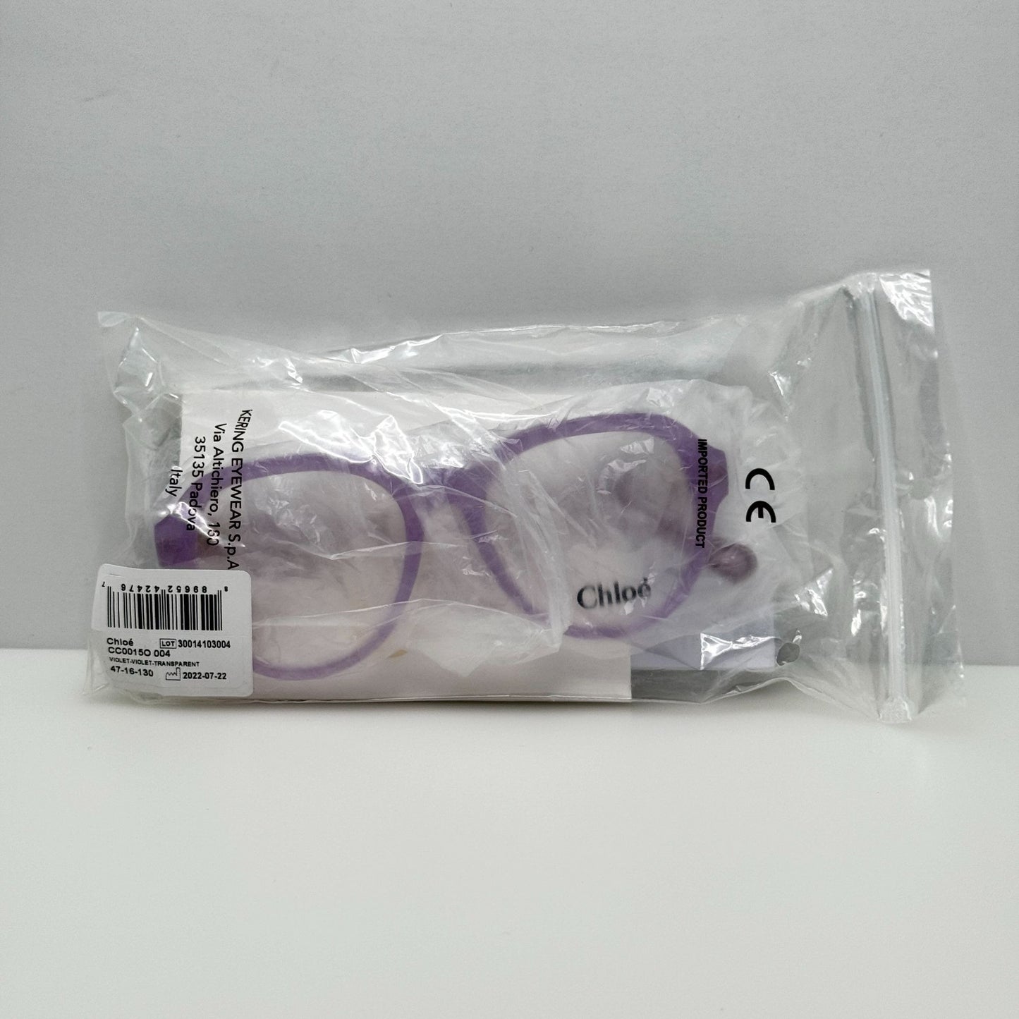 Chloe Eyeglasses Eye Glasses Frames CC0015O 004 47-16-130 Youth