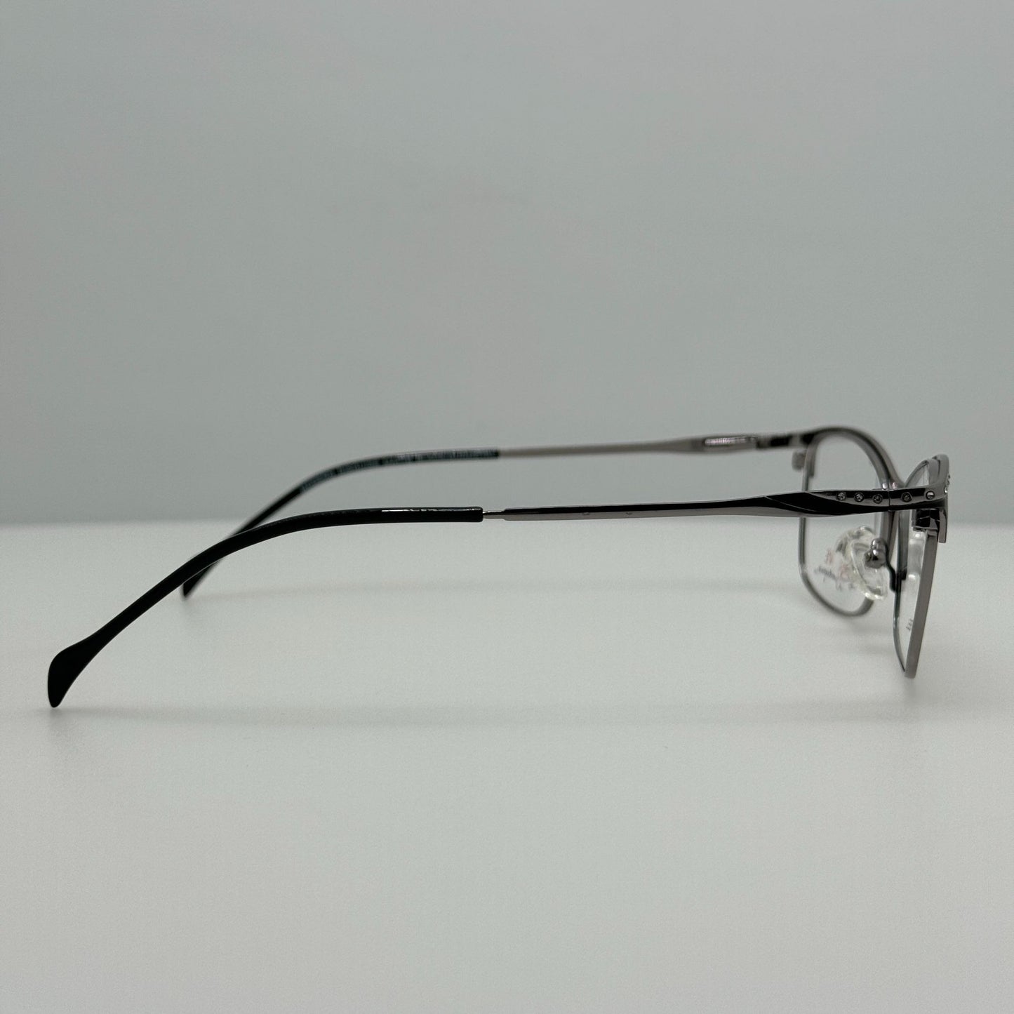 Genevieve Eyeglasses Eye Glasses Frames Disguise Matte Black Gunmetal 51-15-135