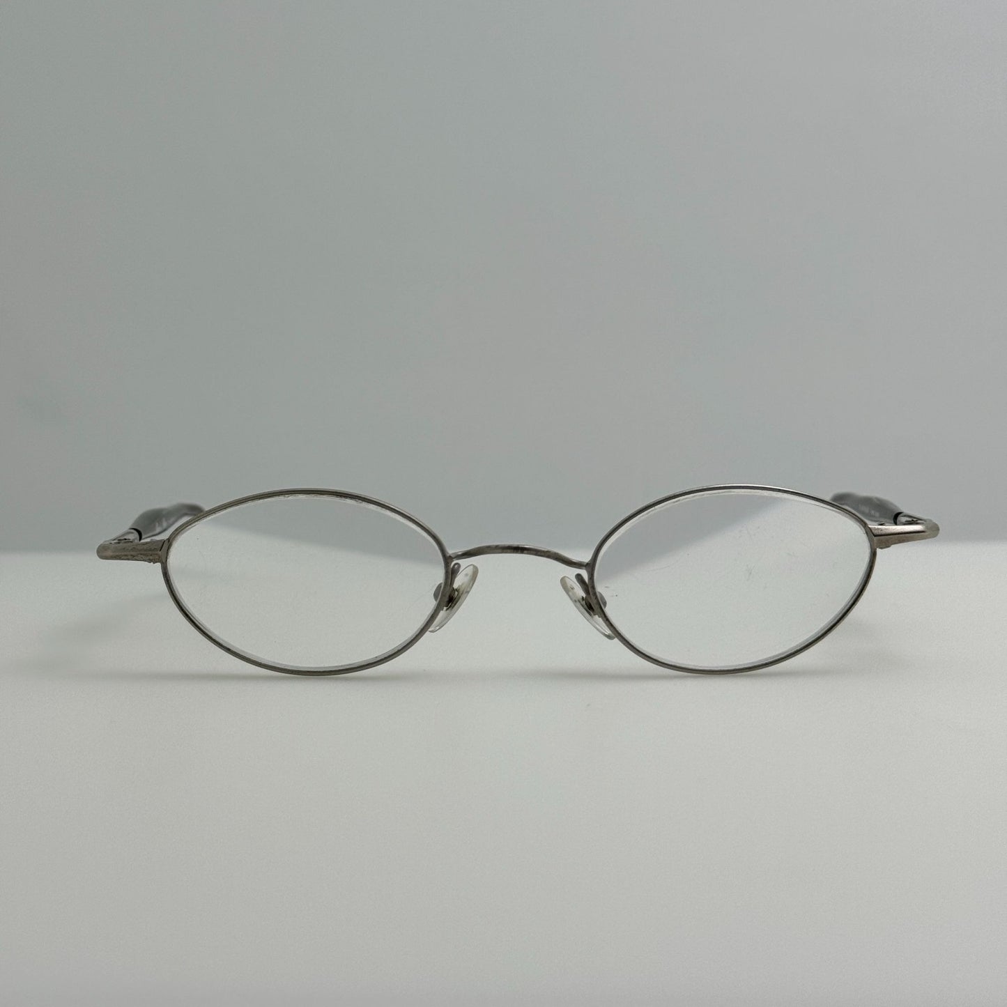 Bogie & Bette Eyeglasses Eye Glasses Frames 23 Silver Black Japan 45-22-140