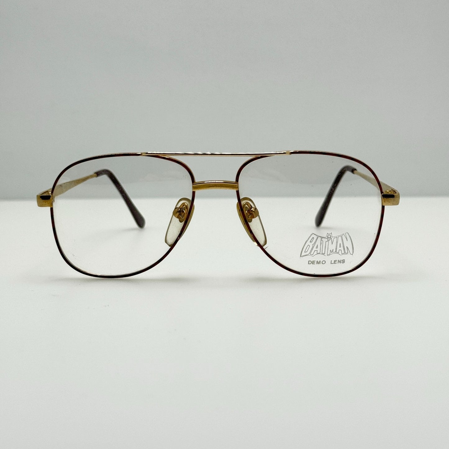 Batman Eyeglasses Eye Glasses Frames 4M Gold Brown 51-20-135 Mbl Kids Youth