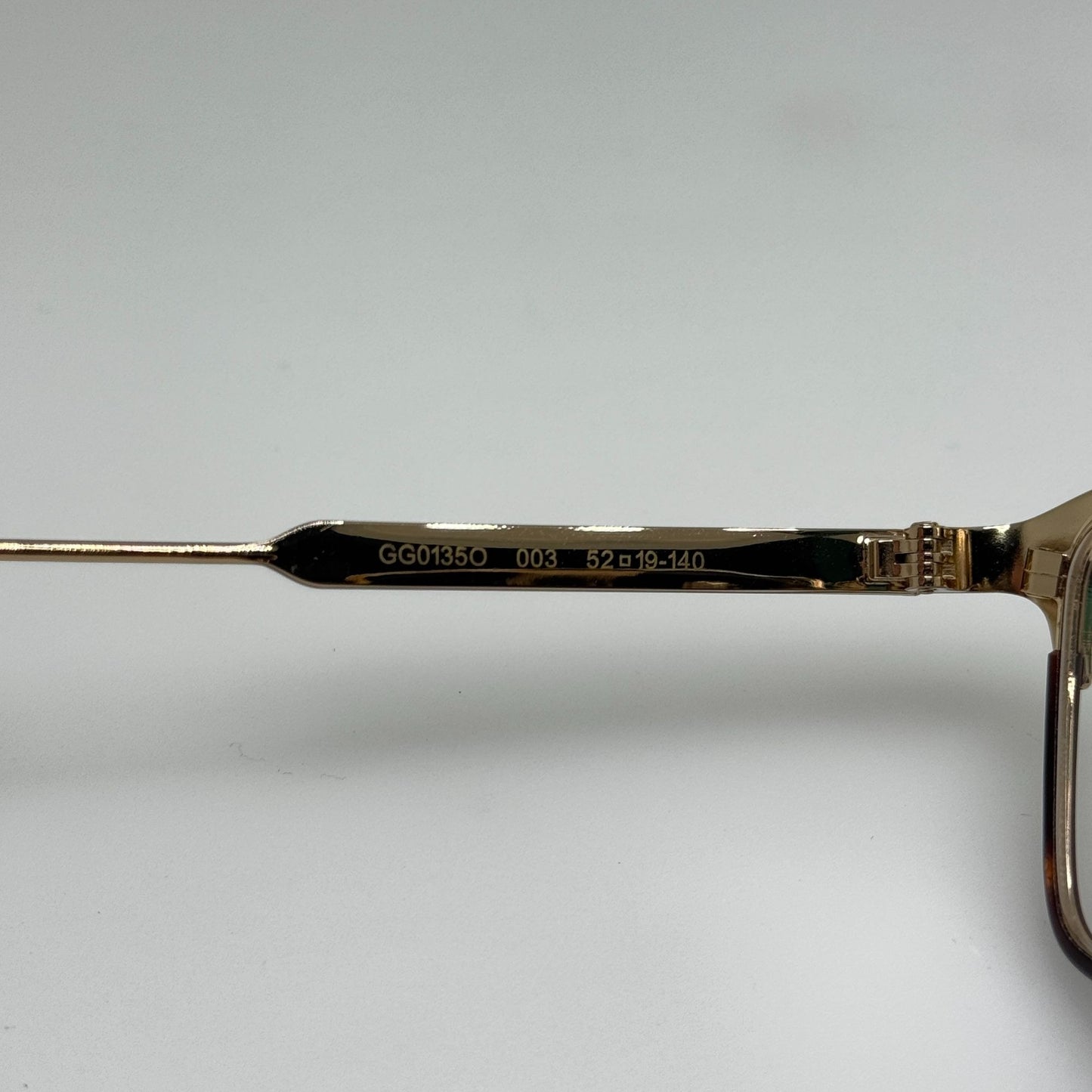 Gucci GG 0135O 003 Eyeglasses Eye Glasses Frames Italy 52-19-140