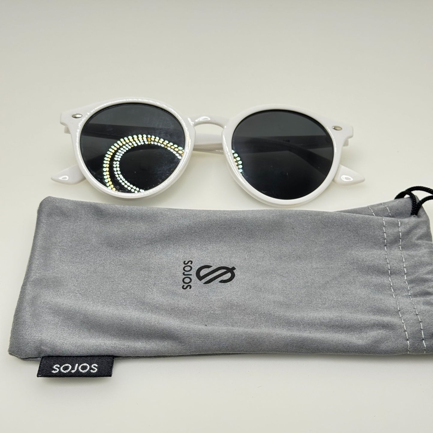Sojos Sunglasses SJ2069 C4 White 50-16-148