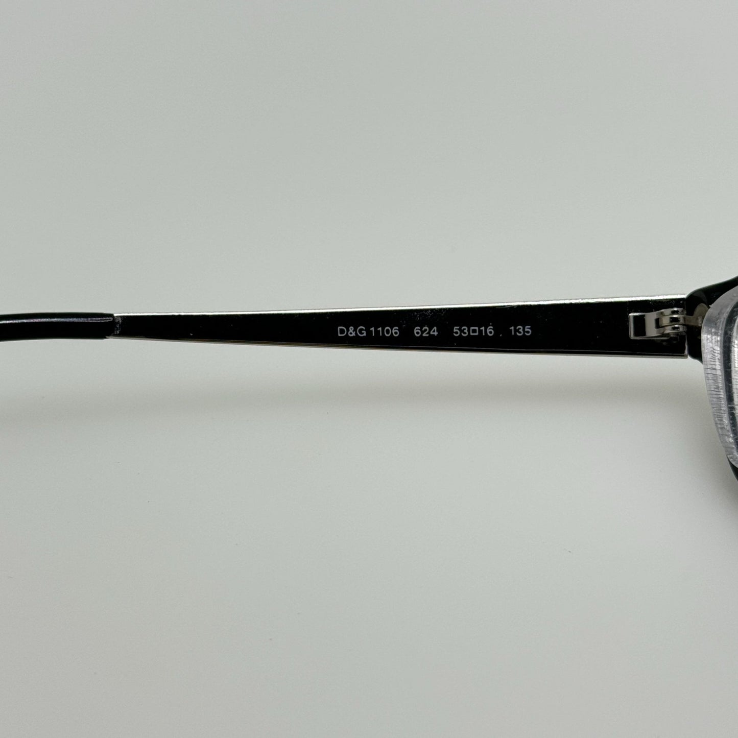 Dolce & Gabbana D&G Eye Glasses Eyeglasses Frames DG 1106 624 Italy 53-16-135