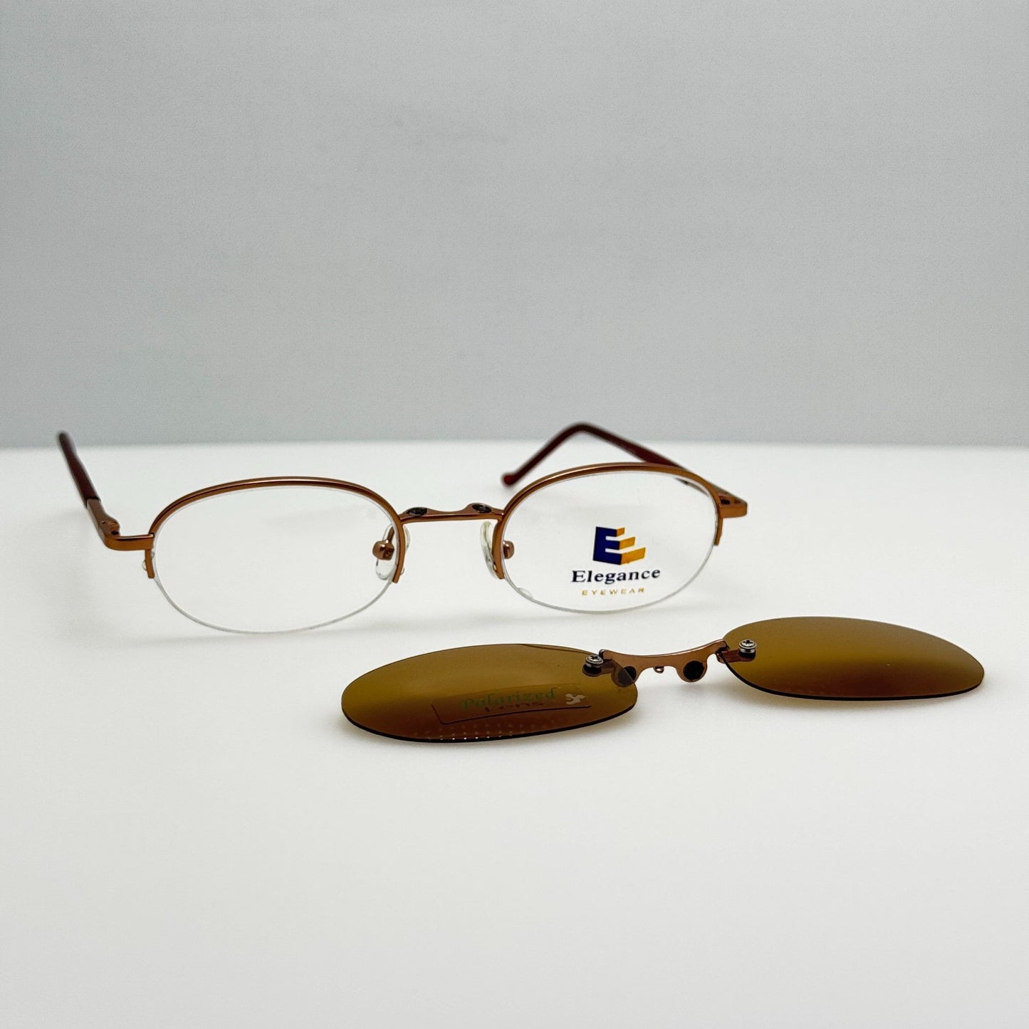 Elegance Eyewear Eyeglasses Eye Glasses Frames 2115 Gold 48-19