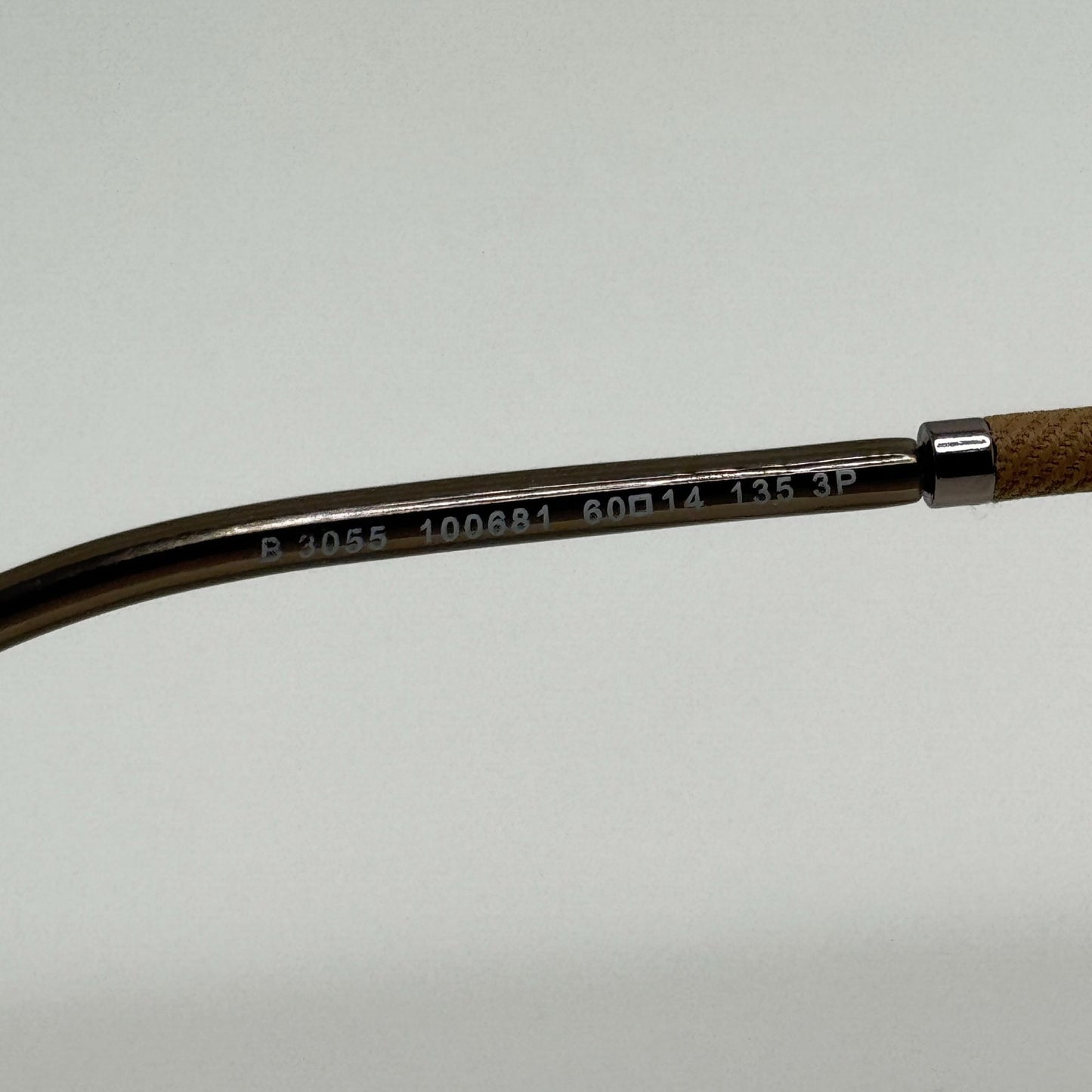 Burberry Sunglasses B 3055 100681 Polarized Italy 60-14-135 B