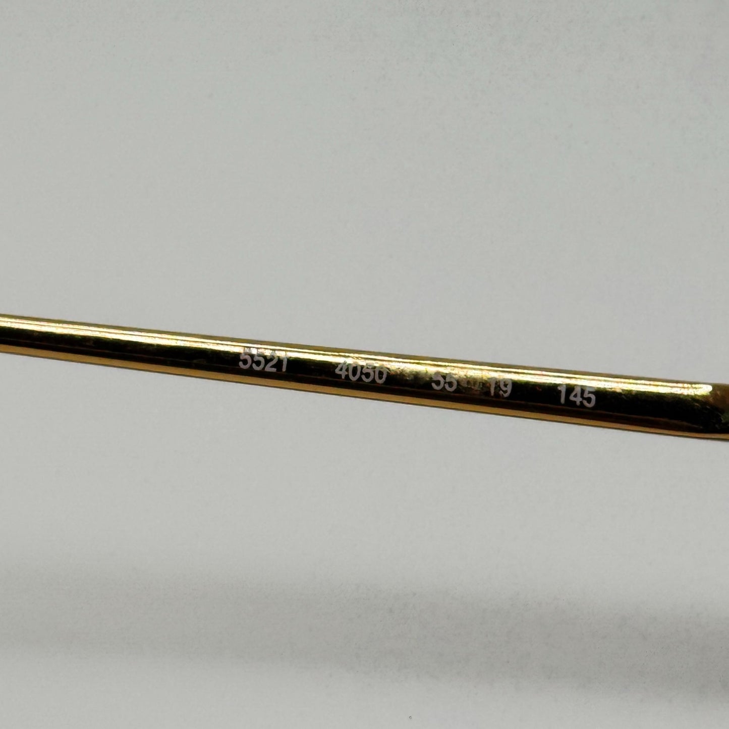 Mirari Eye Glasses Eyeglasses Frames 5521 4050 Gold 55-19-145