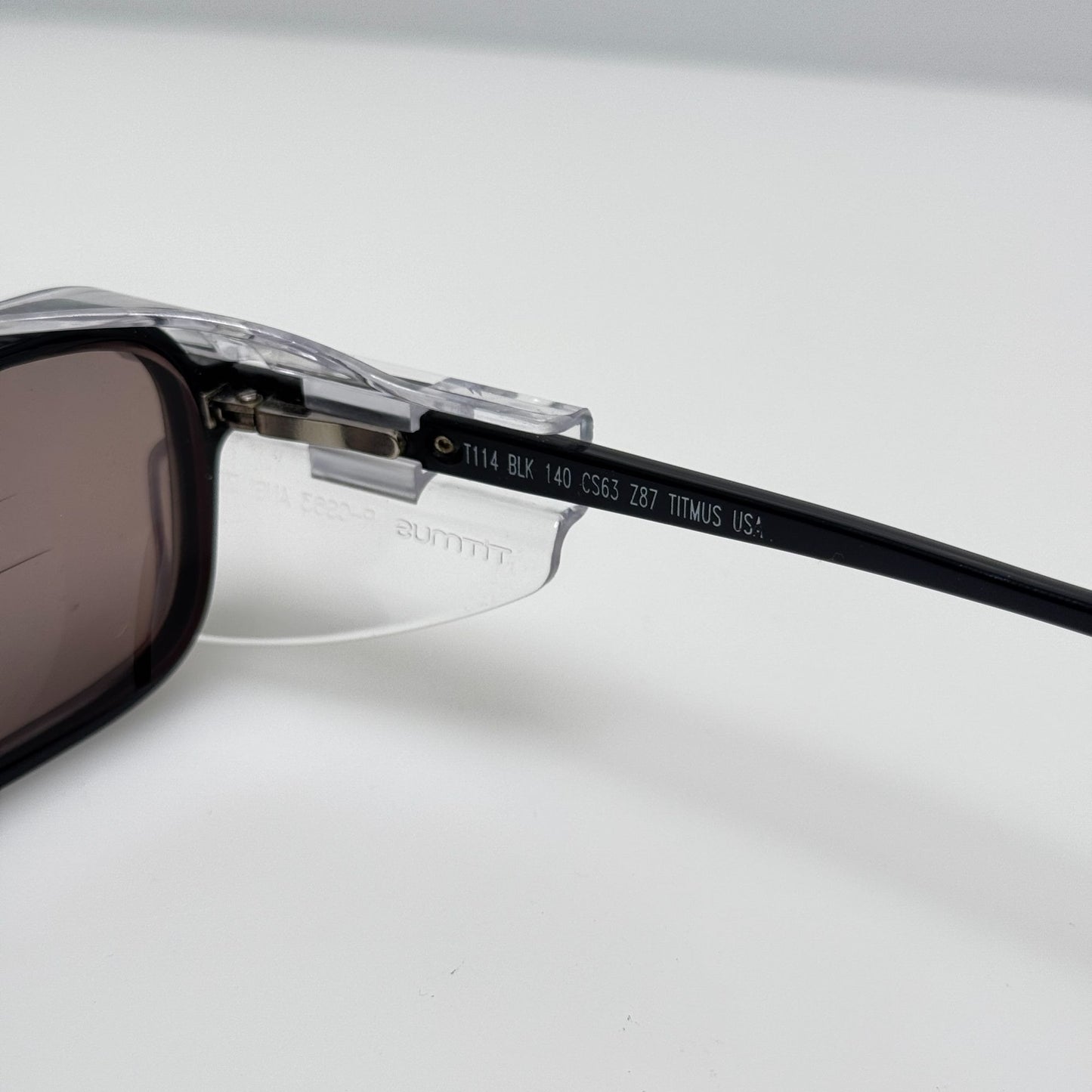 Titmus Eyeglasses Eye Glasses Frames T114 BLK CD63 Black 54-16-140