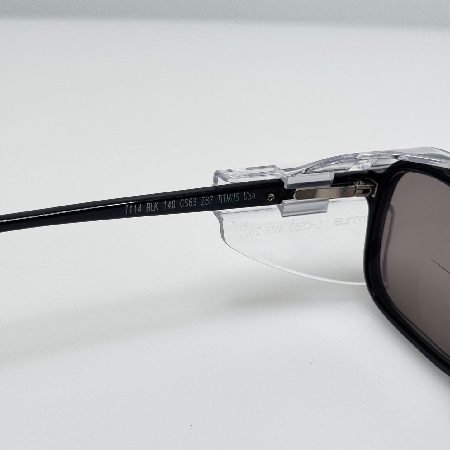 Titmus Eyeglasses Eye Glasses Frames T114 BLK CD63 Black 54-16-140