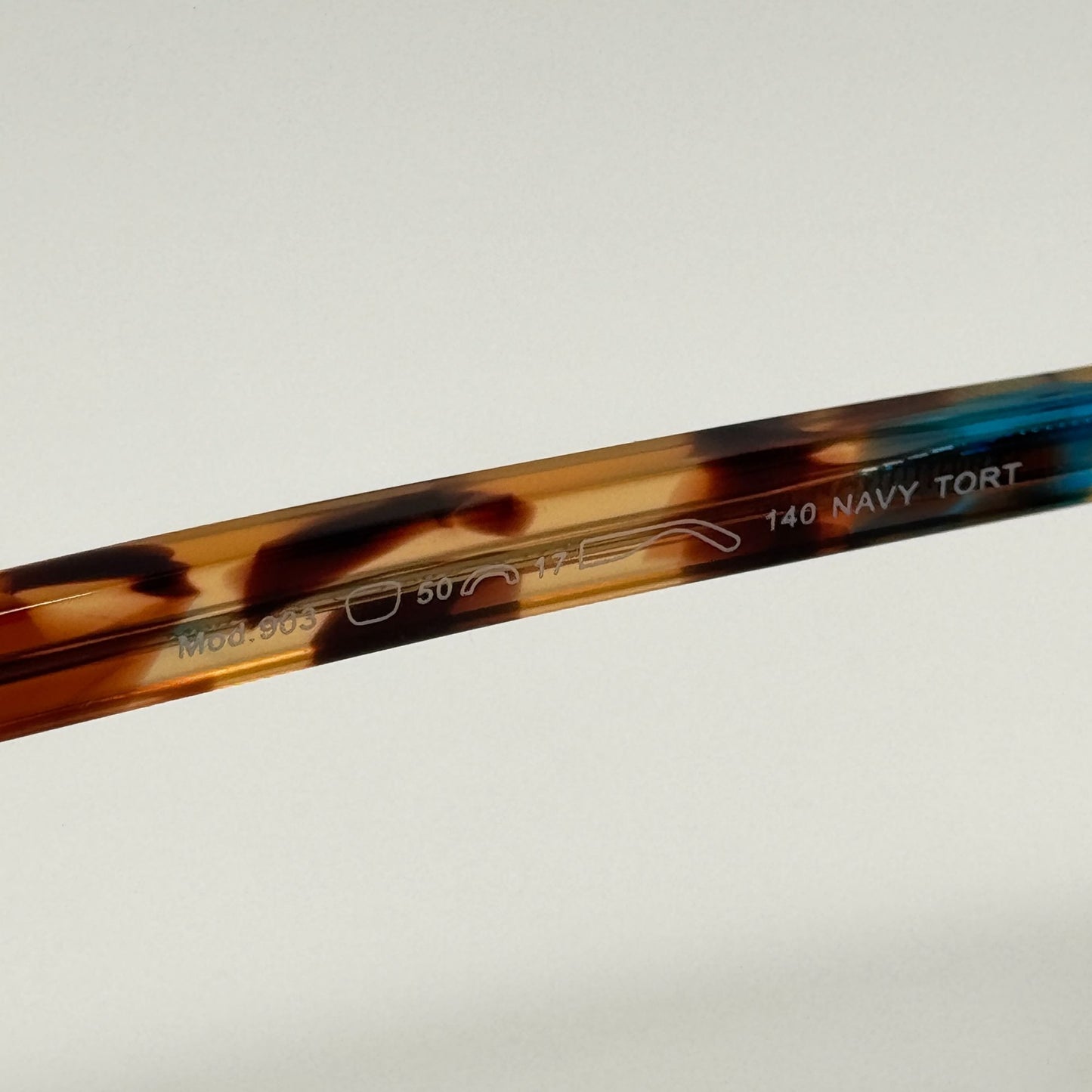 NW 77TH USA Mod 903 Navy Tort Eyeglasses Eye Glasses Frames 50-17-140