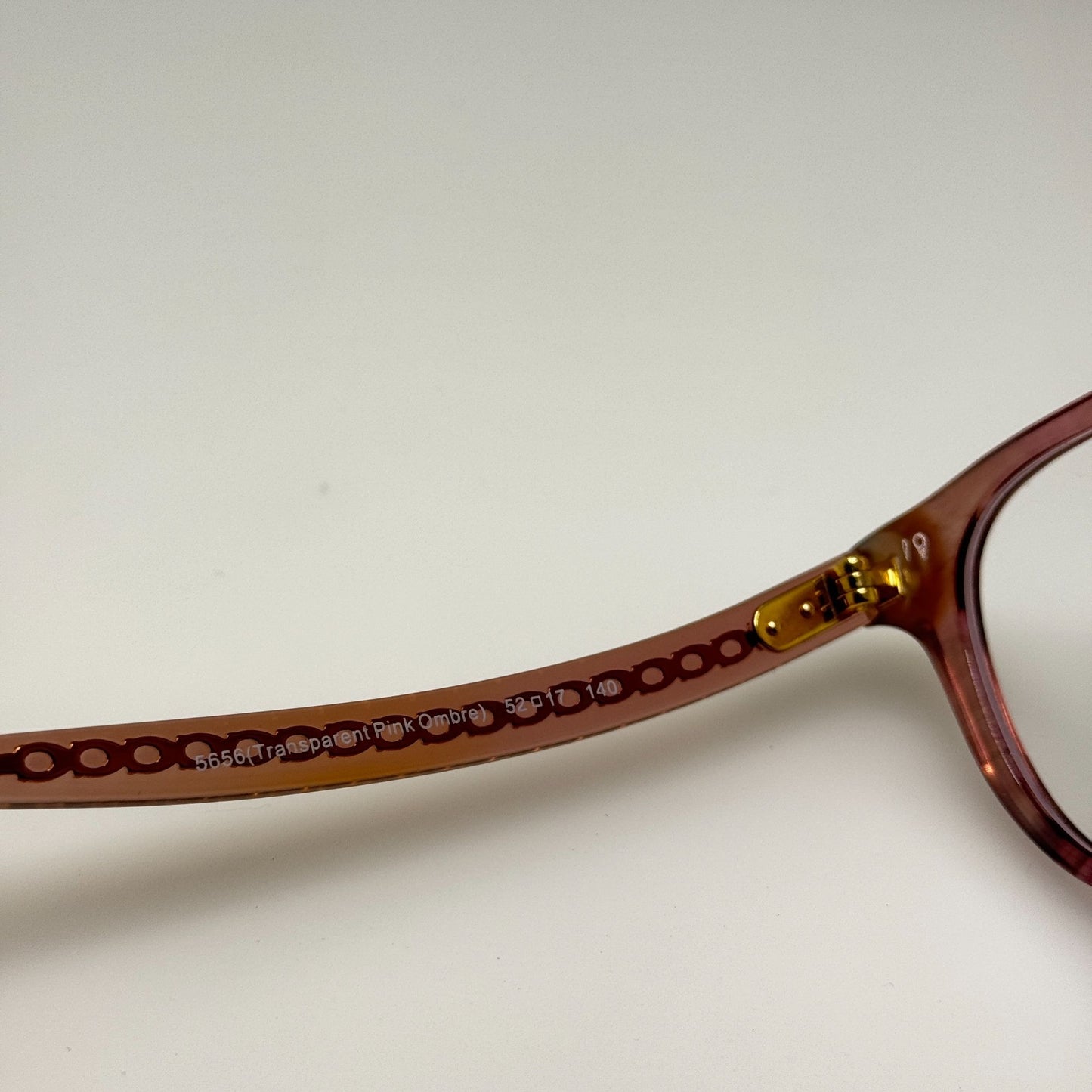 Coach HC 6177 5656 Pink Ombre Eyeglasses Eye Glasses Frames 52-17-140