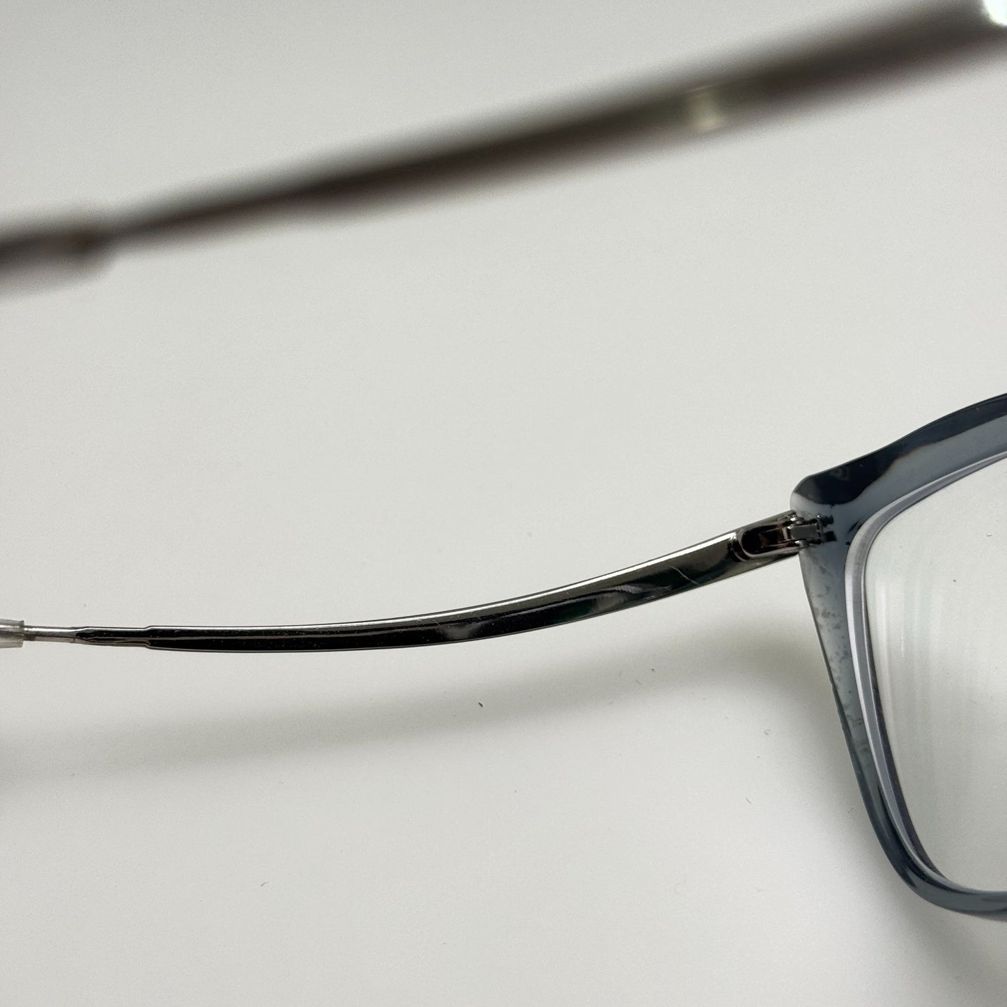 Marciano Eyeglasses Eye Glasses Frames Silver Blue