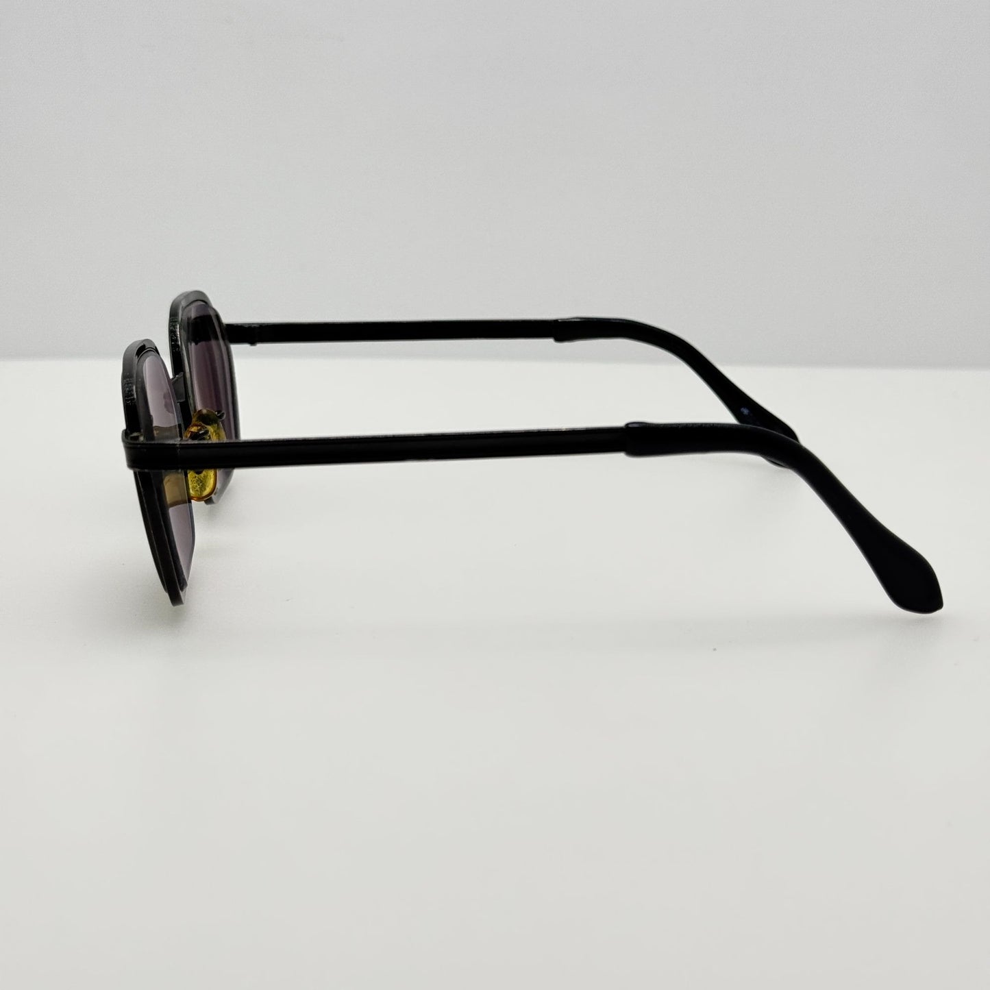 GWO Eyeglasses Eye Glasses Frames Charm Black Gold Vintage 50-18