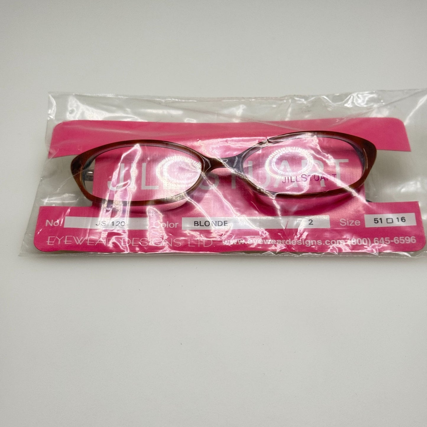 Jill Stuart JS 120 2 Blonde Eyeglasses Eye Glasses Frames 51-16-140