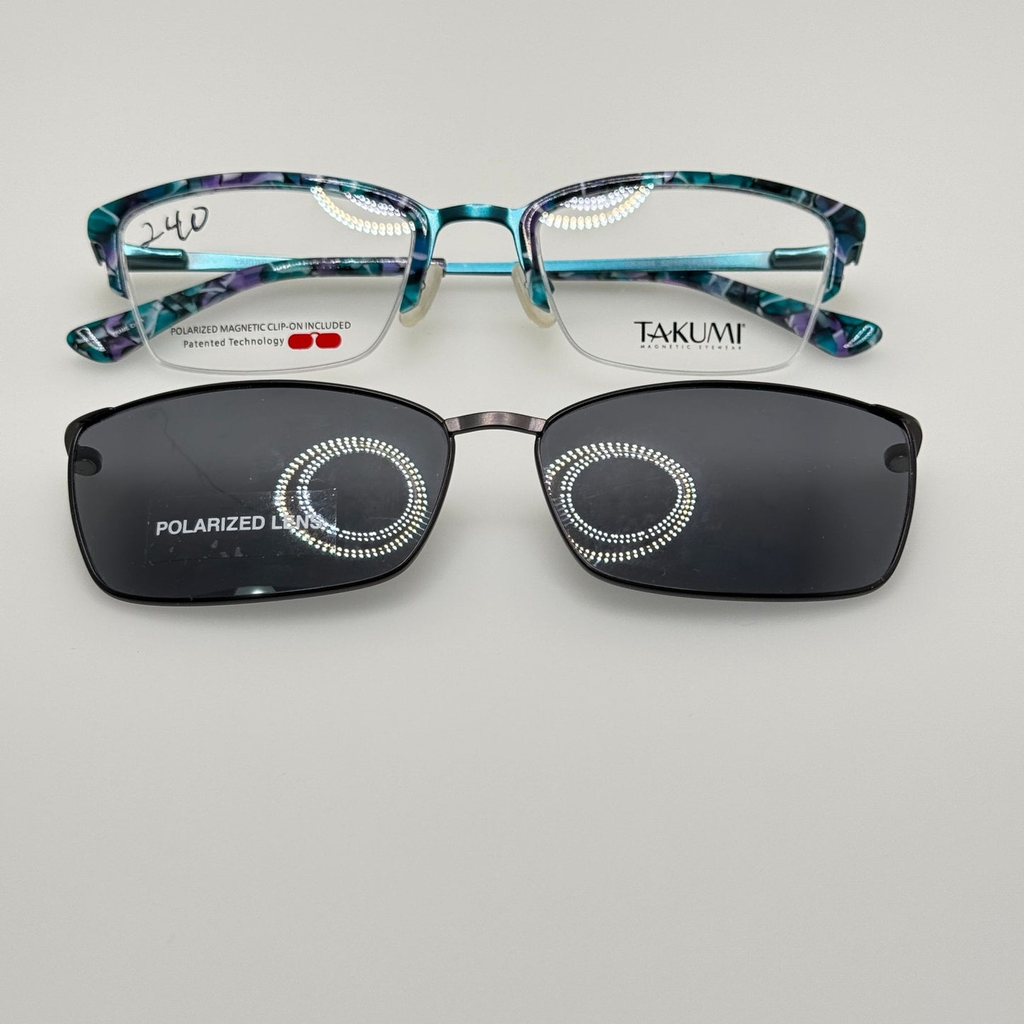 Takumi TK1034 60 Eyeglasses Eye Glasses Frames 52-18-140 W/ Clip