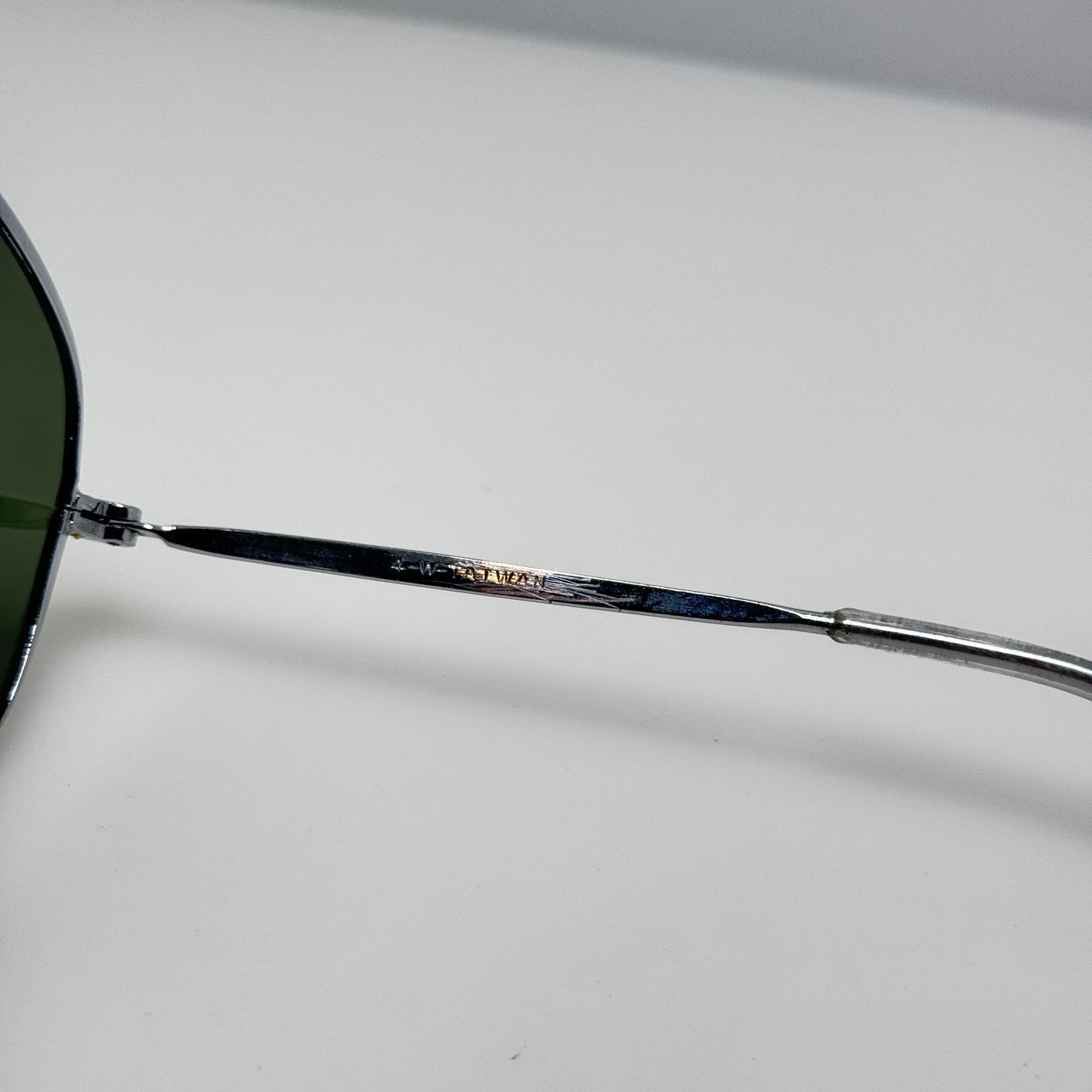 Unbranded Sunglasses 4-W Taiwan Silver Vintage Glass Lenses
