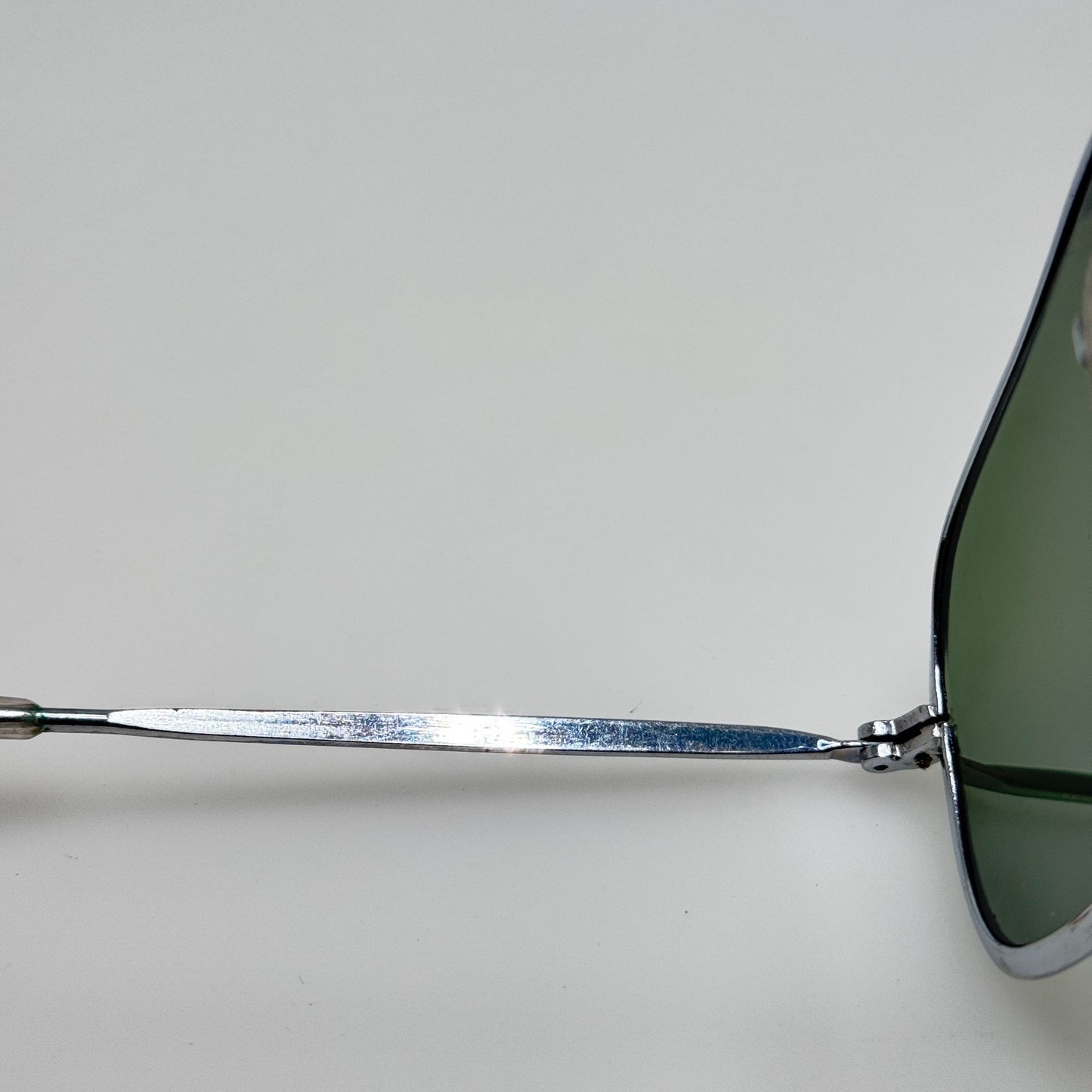 Unbranded Sunglasses 4-W Taiwan Silver Vintage Glass Lenses