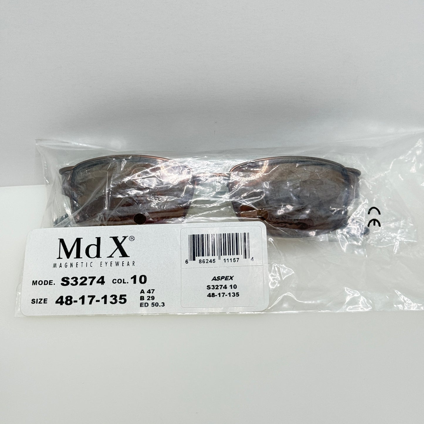 Manhattan Eyeglasses Eye Glasses Frames MDX S3274 10 48-17-135