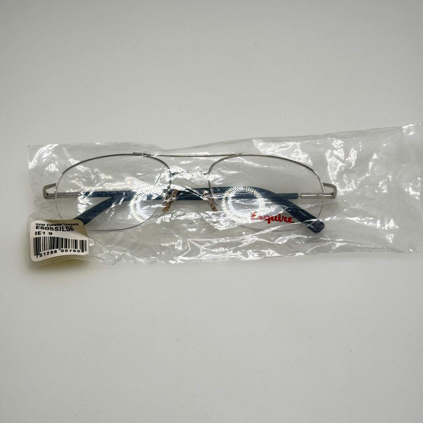 Esquire E605 Silver Eyeglasses Eye Glasses Frames 56-18-145