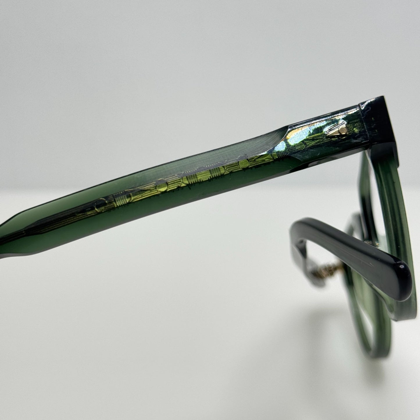 Ahlem Rue Amelie Eyeglasses Eye Glasses Frames Dark Green France 51-19