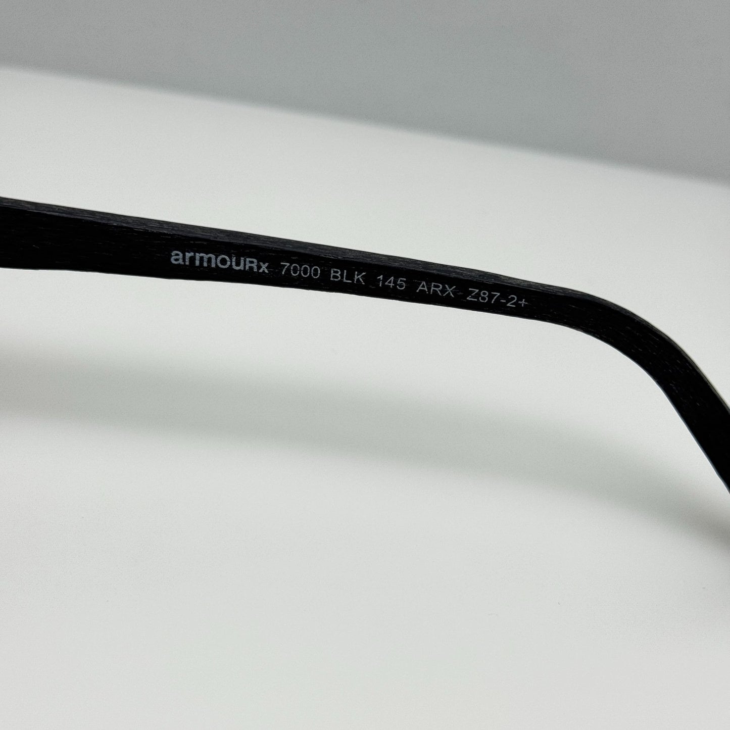 ArmouRx Eyeglasses Eye Glasses Frames 7000 ARX Z87-2+ BLK 57-16-145
