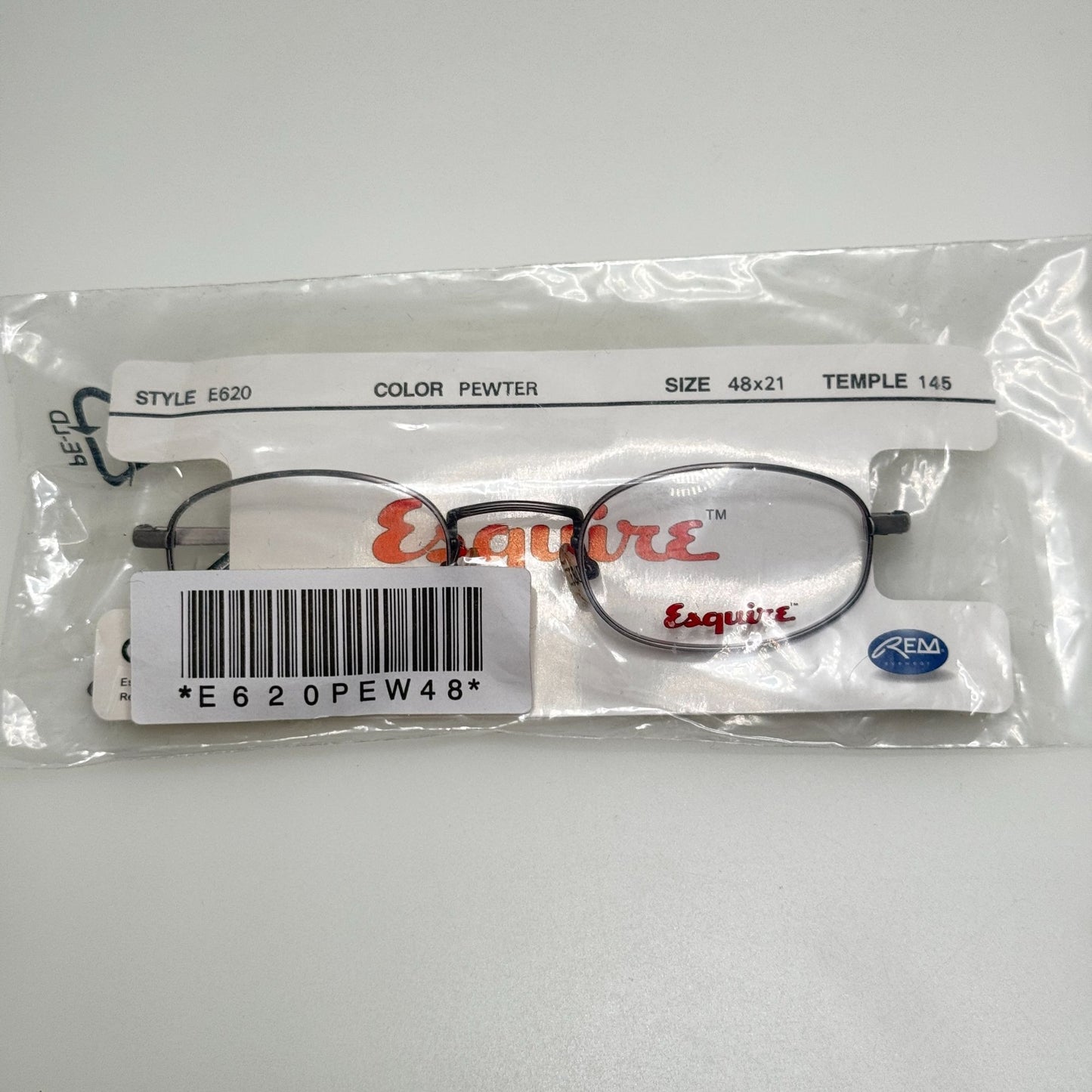 Esquire E620 Pewter Eyeglasses Eye Glasses Frames 48-21-145
