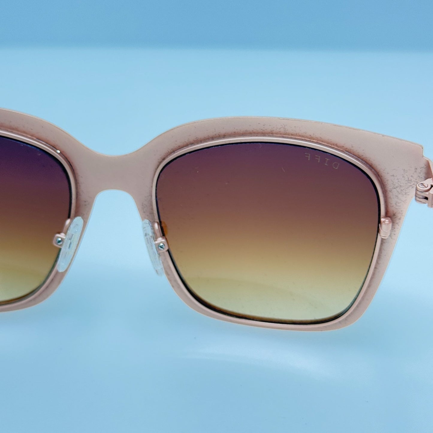Diff Sunglasses Ella RG-RF19 Rose Gold