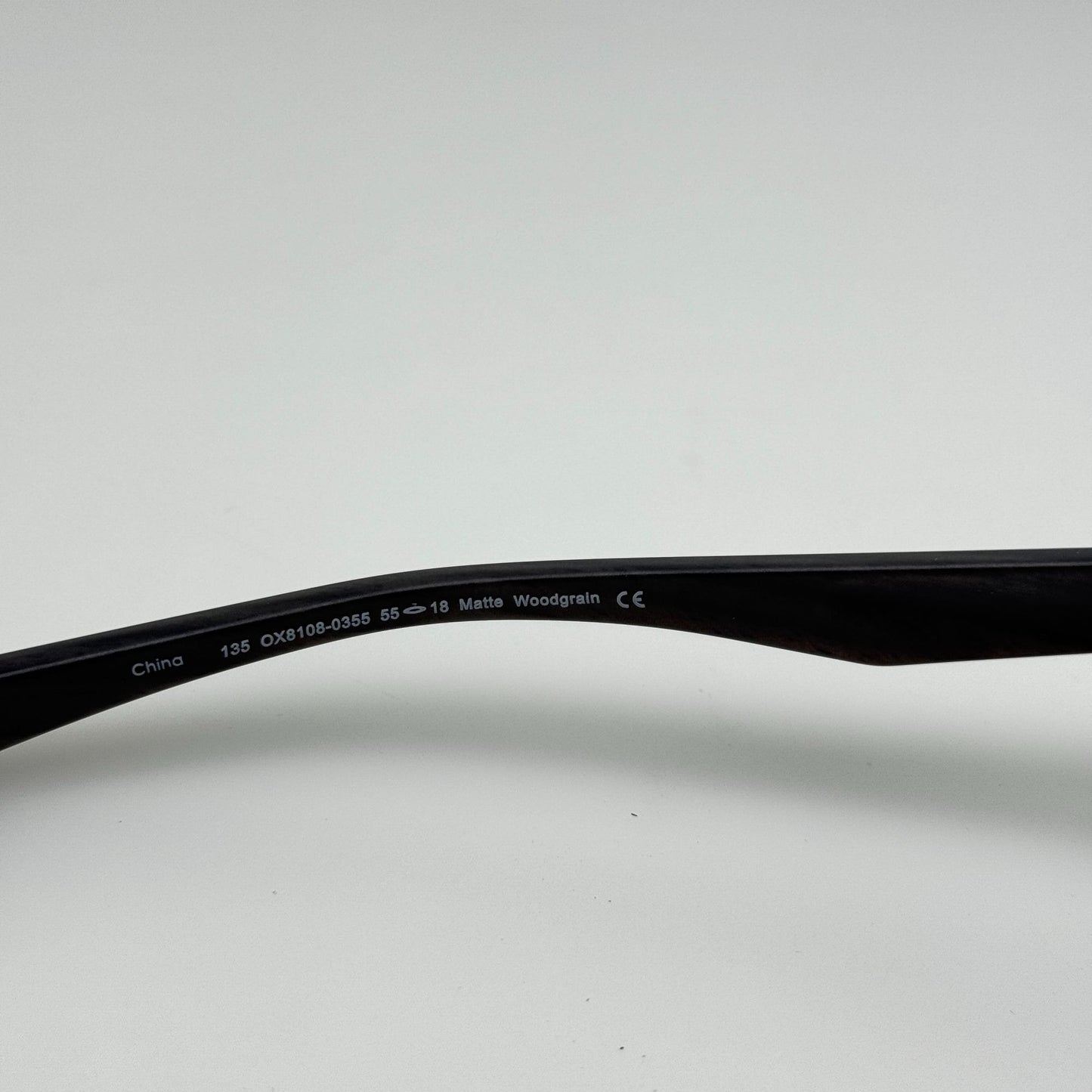 Oakley OX8108-0355 Fin Box Woodgrain Eyeglasses Eye Glasses Frames 55-18-135