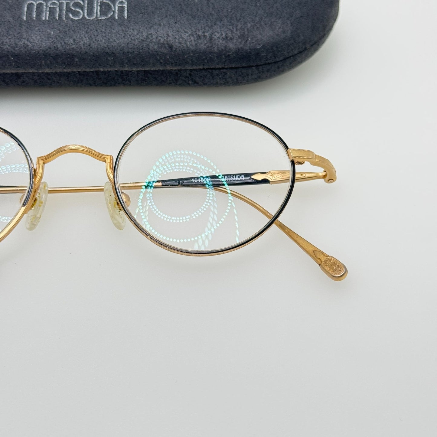 Matsuda 10189H Panto Eyeglasses Eye Glasses Frames 44-20-145 W/ Case