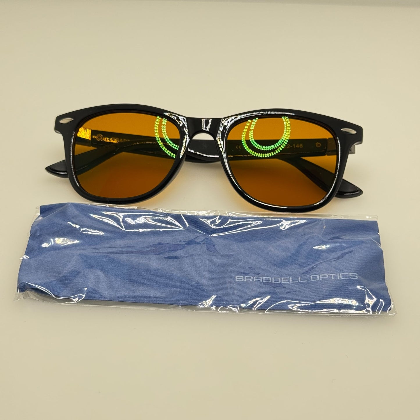 Braddell Optics Sunglasses CN WZ Black 50-22-146