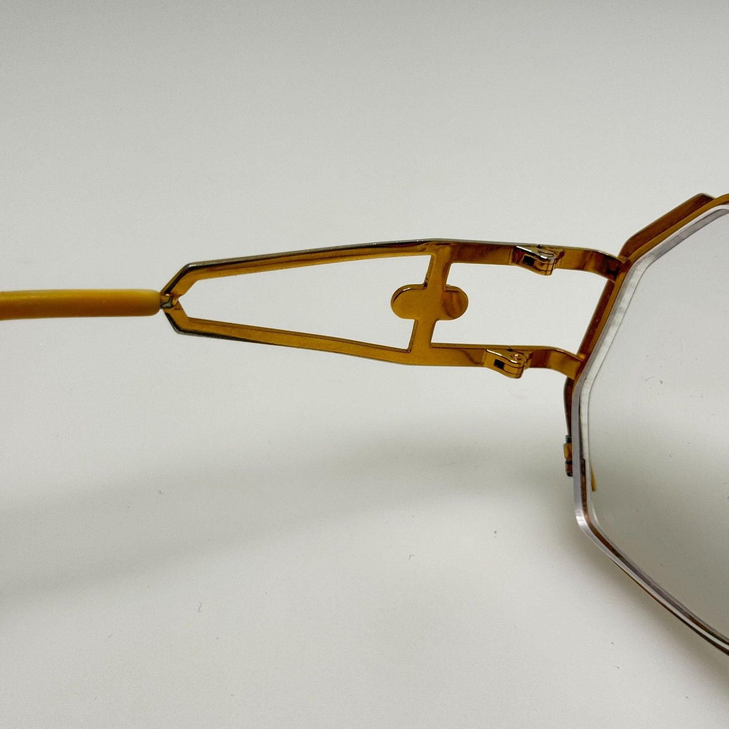 Cazal 225 Col97 013 Eyeglasses Eye Glasses Frames Gold Germany 58-13-135