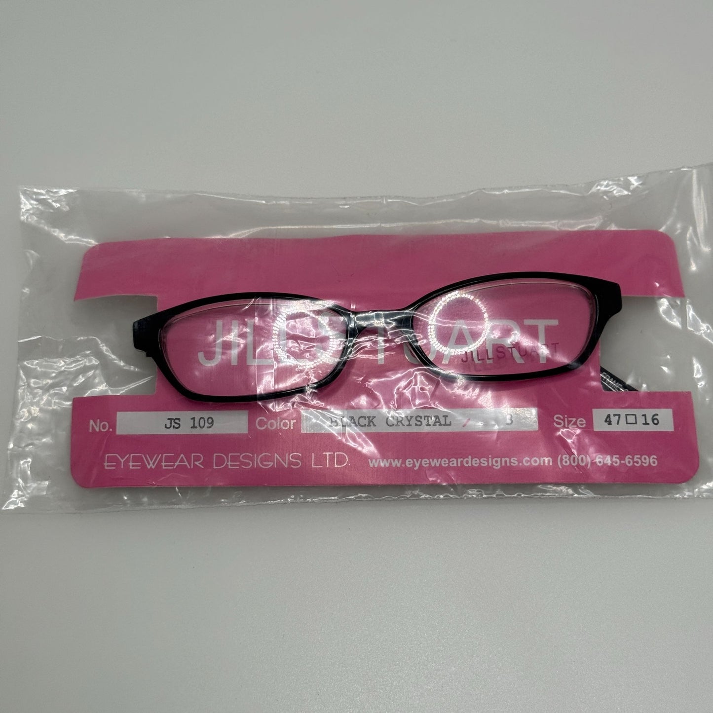 Jill Stuart JS 109-3 Black Eyeglasses Eye Glasses Frames 47-16-135