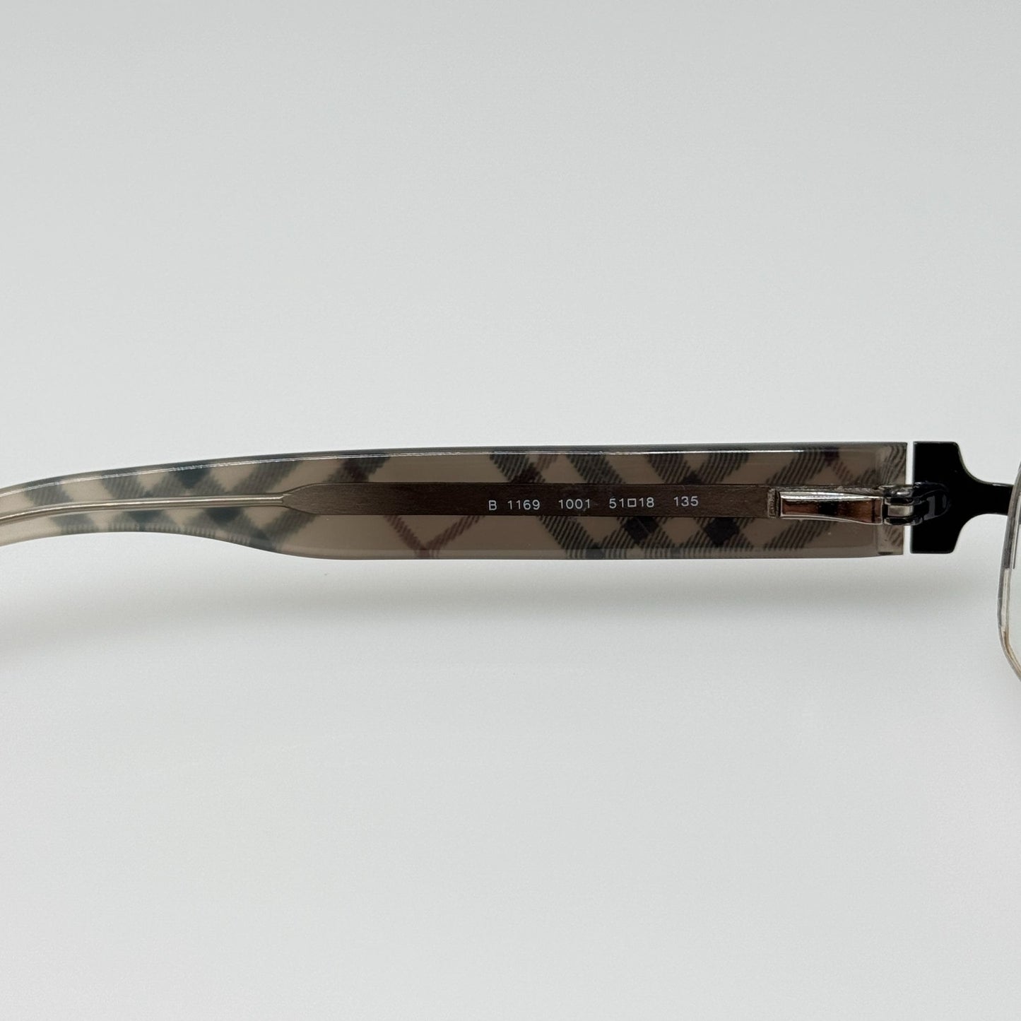 Burberry Eyeglasses Eye Glasses Frames B 1169 1001 51-18-135