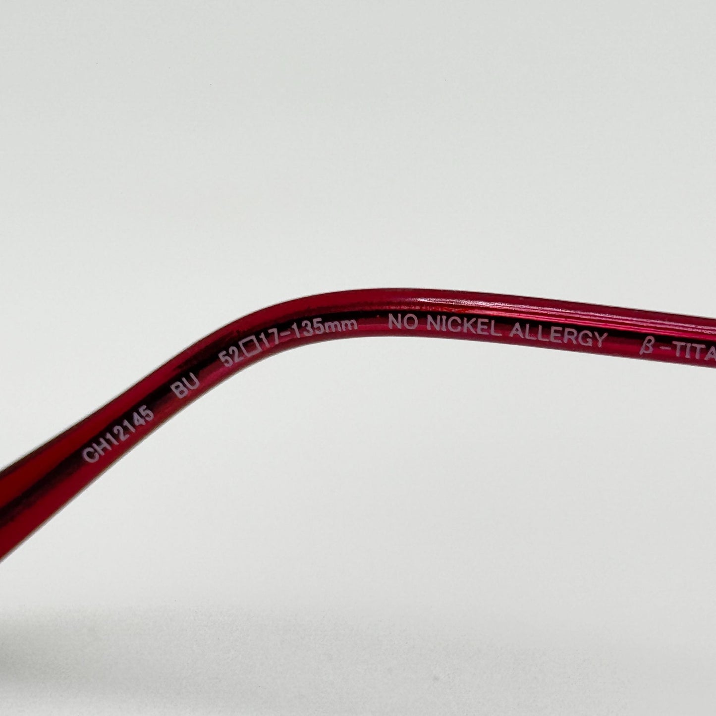 Charmant Eyeglasses Eye Glasses Frames CH12145 BU Titanium 52-17-135