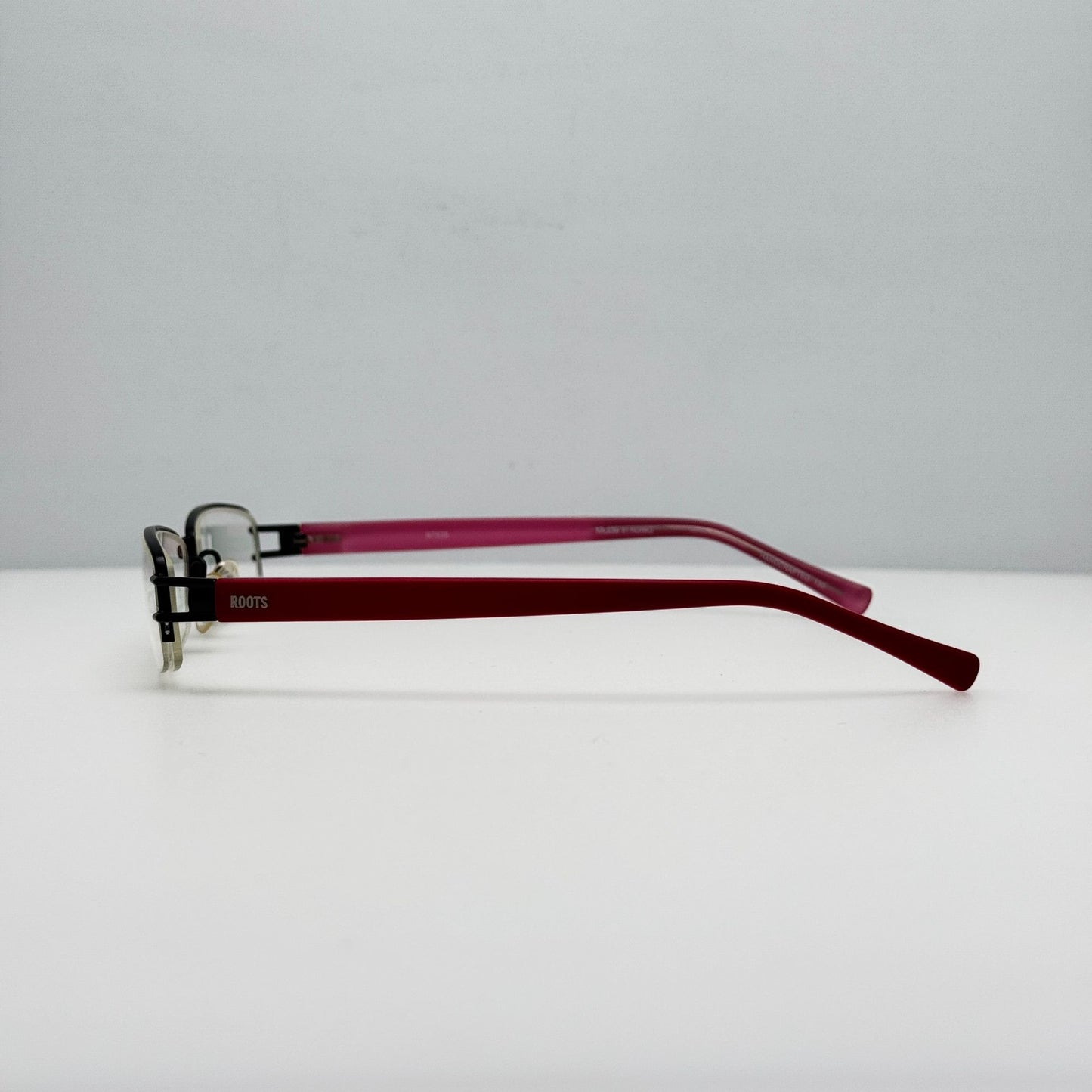 Roots Eyeglasses Eye Glasses Frames RT535 BLK CEN Handcrafted 49-18-130