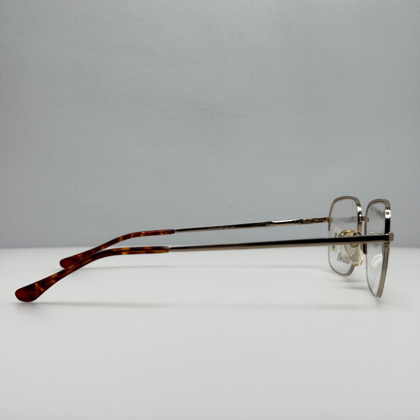 Meridian Eyeglasses Eye Glasses Frames MV 1008 Gold 52-18-140