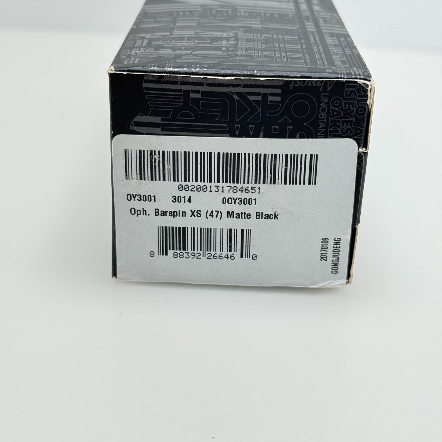 Oakley OY3001-0147 Barspin XS Black Eyeglasses Eye Glasses Frames 47-15-130