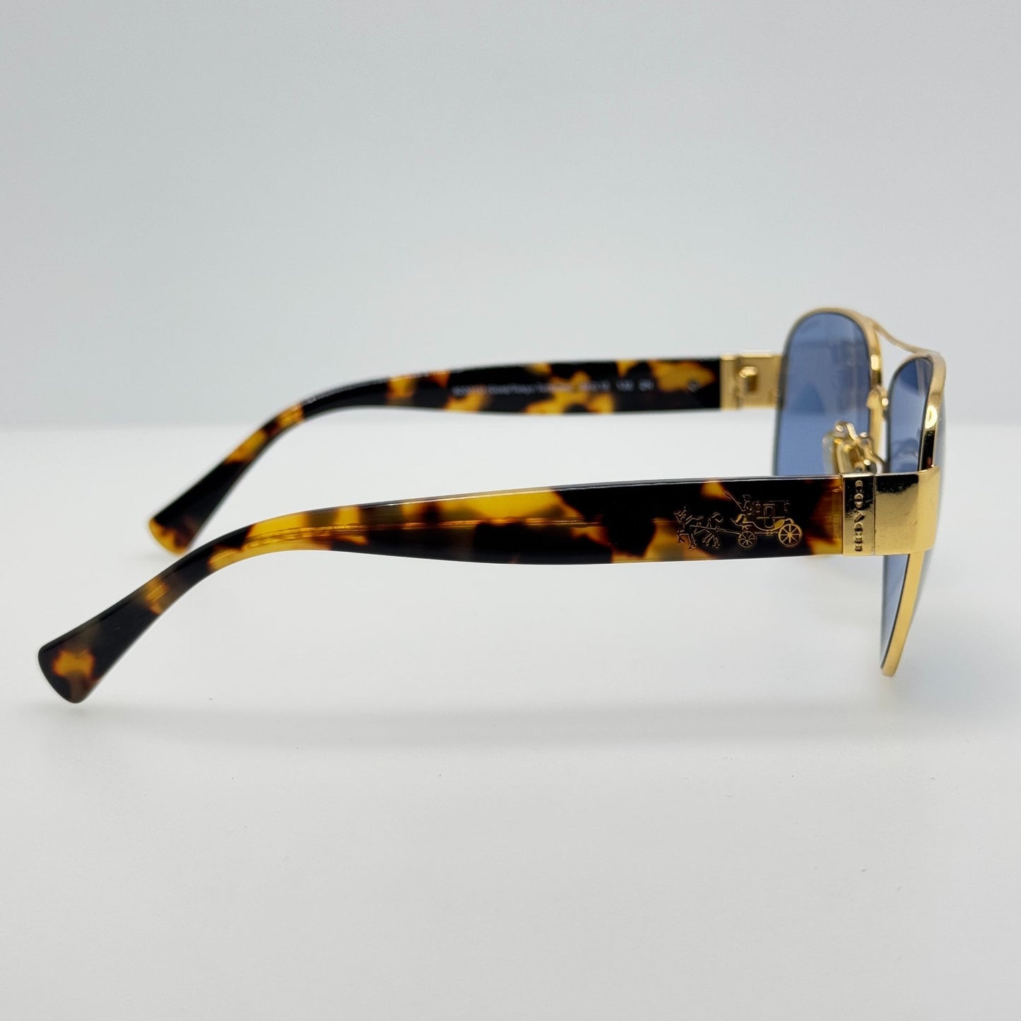 Coach Sunglasses HC 7059 L138 92001U Gold Tokyo Tortoise 58-15-135