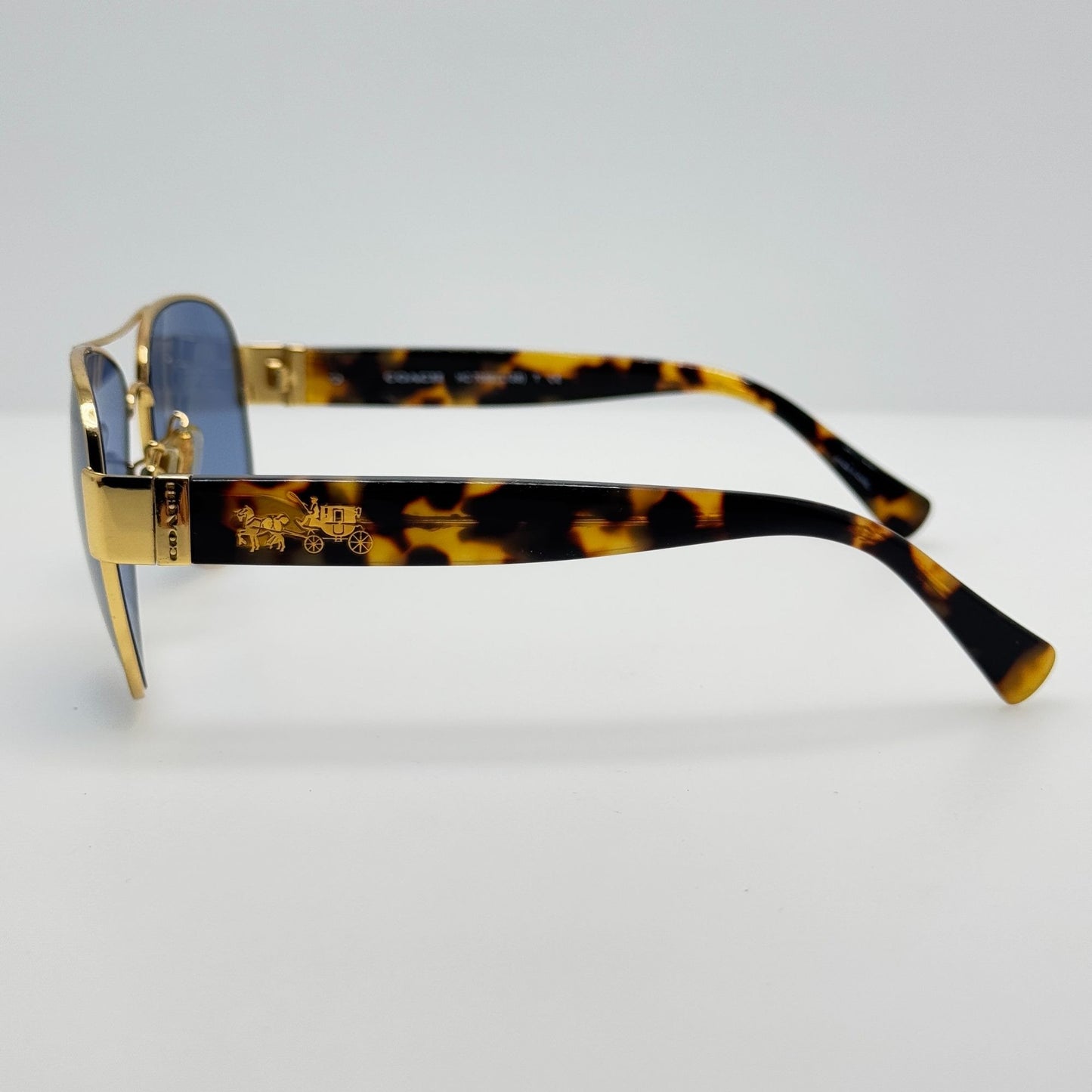 Coach Sunglasses HC 7059 L138 92001U Gold Tokyo Tortoise 58-15-135