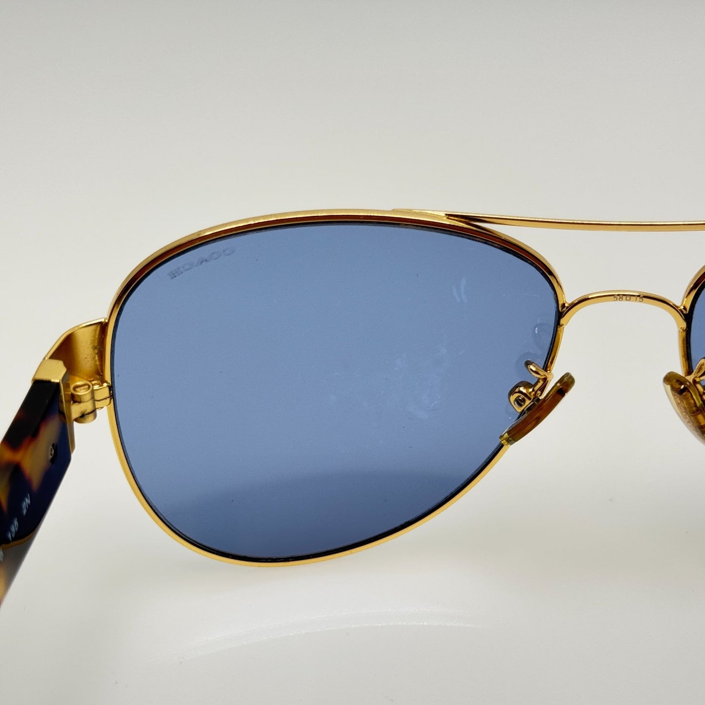 Coach Sunglasses HC 7059 L138 92001U Gold Tokyo Tortoise 58-15-135