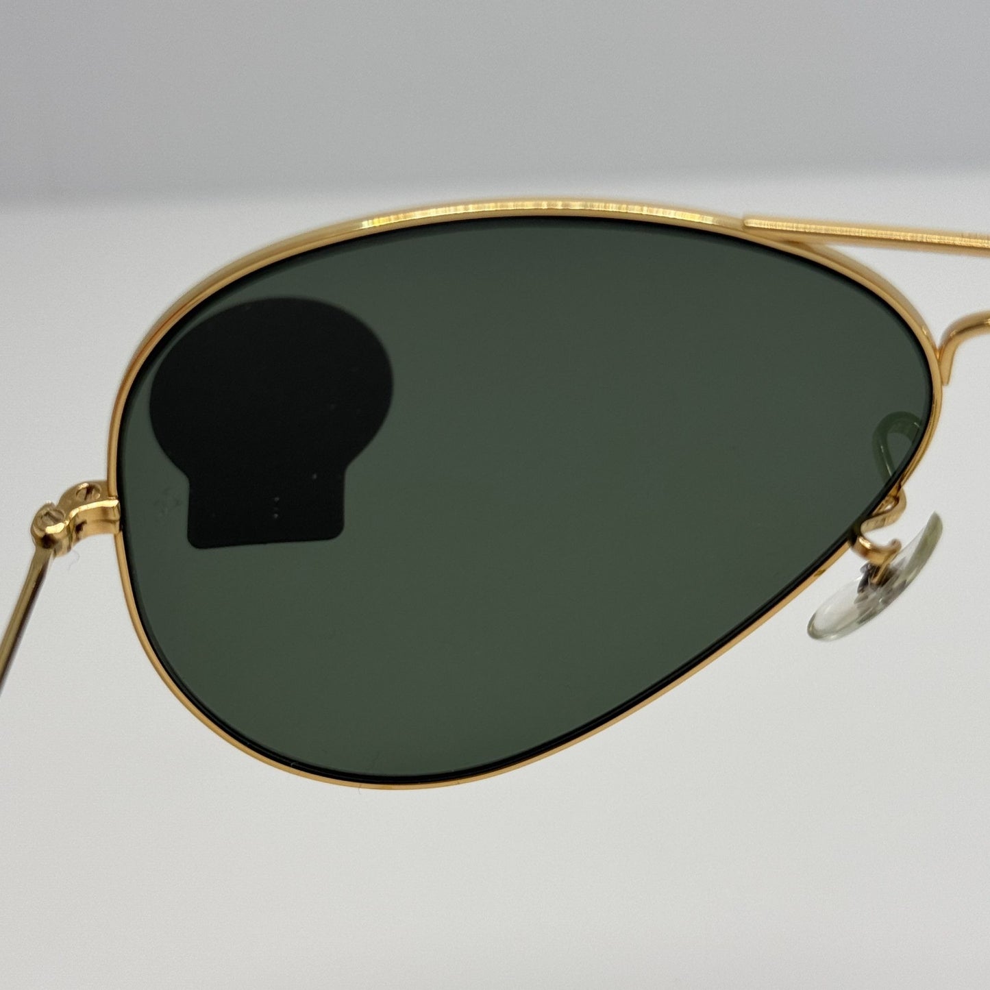 Bausch & Lomb B&L Ray Ban Sunglasses 62-14 Aviator Gold W/ Case