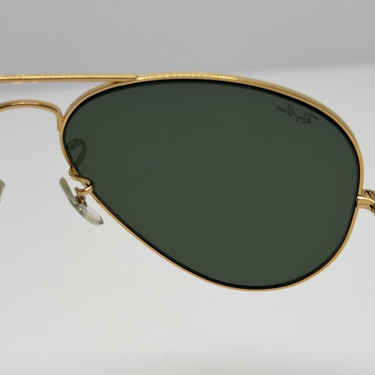 Bausch & Lomb B&L Ray Ban Sunglasses 62-14 Aviator Gold W/ Case