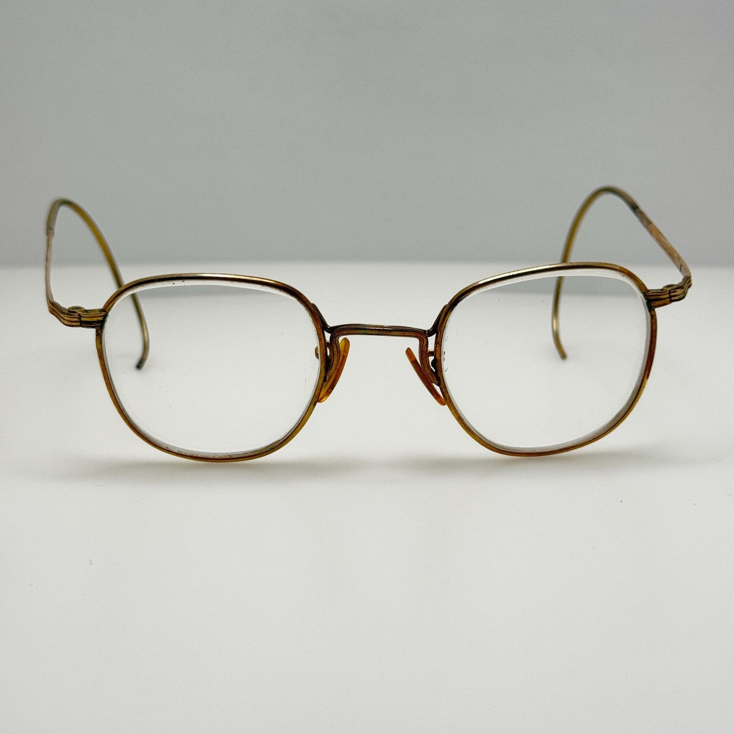 American Optical Eyeglasses Eye Glasses Frames AO 1/10 - 12k GF 6 3/4 Read Desc