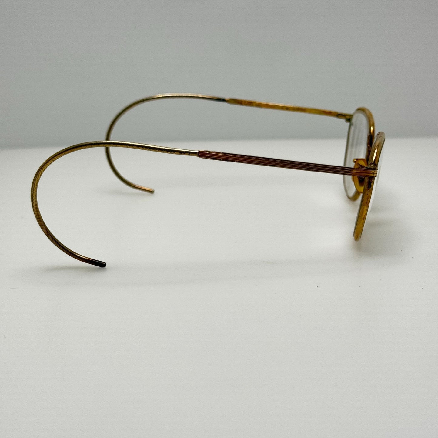 American Optical Eyeglasses Eye Glasses Frames AO 1/10 - 12k GF 6 3/4 Read Desc